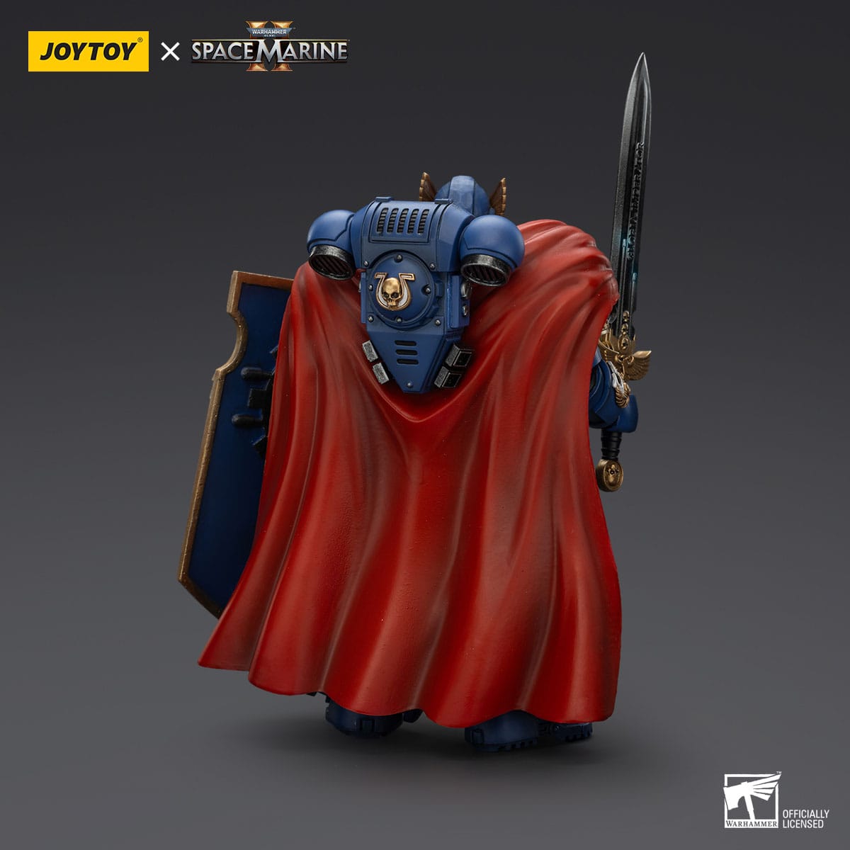 Warhammer 40k: Ultramarines Victrix Honour Guardwith Storm Shield And Power Sword (Space Marine II)-Actionfiguren-JoyToy-Mighty Underground