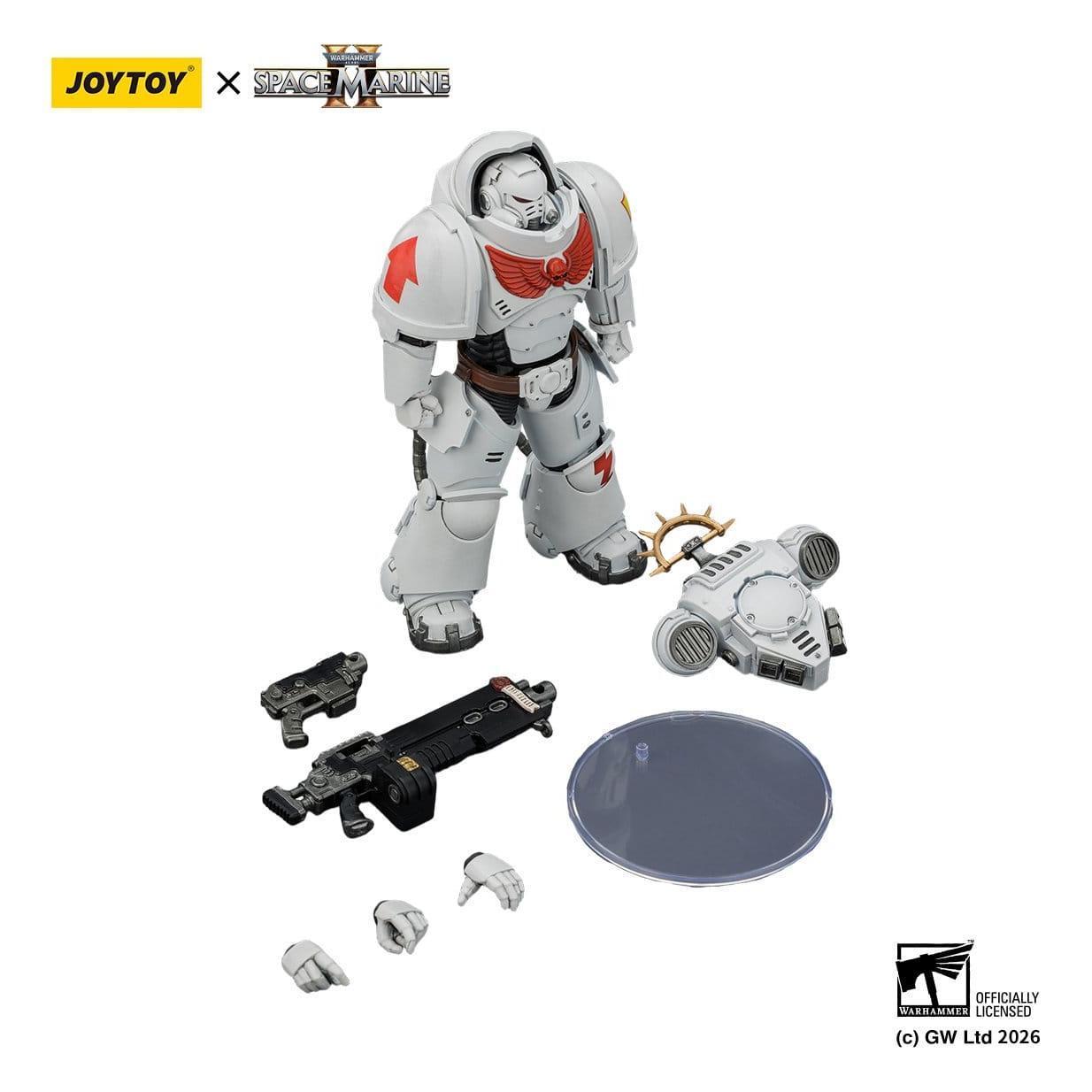 Warhammer 40k: White Scars Heavy Intercessor (Game Edition, Spacemarine 2)-Actionfiguren-JoyToy-Mighty Underground