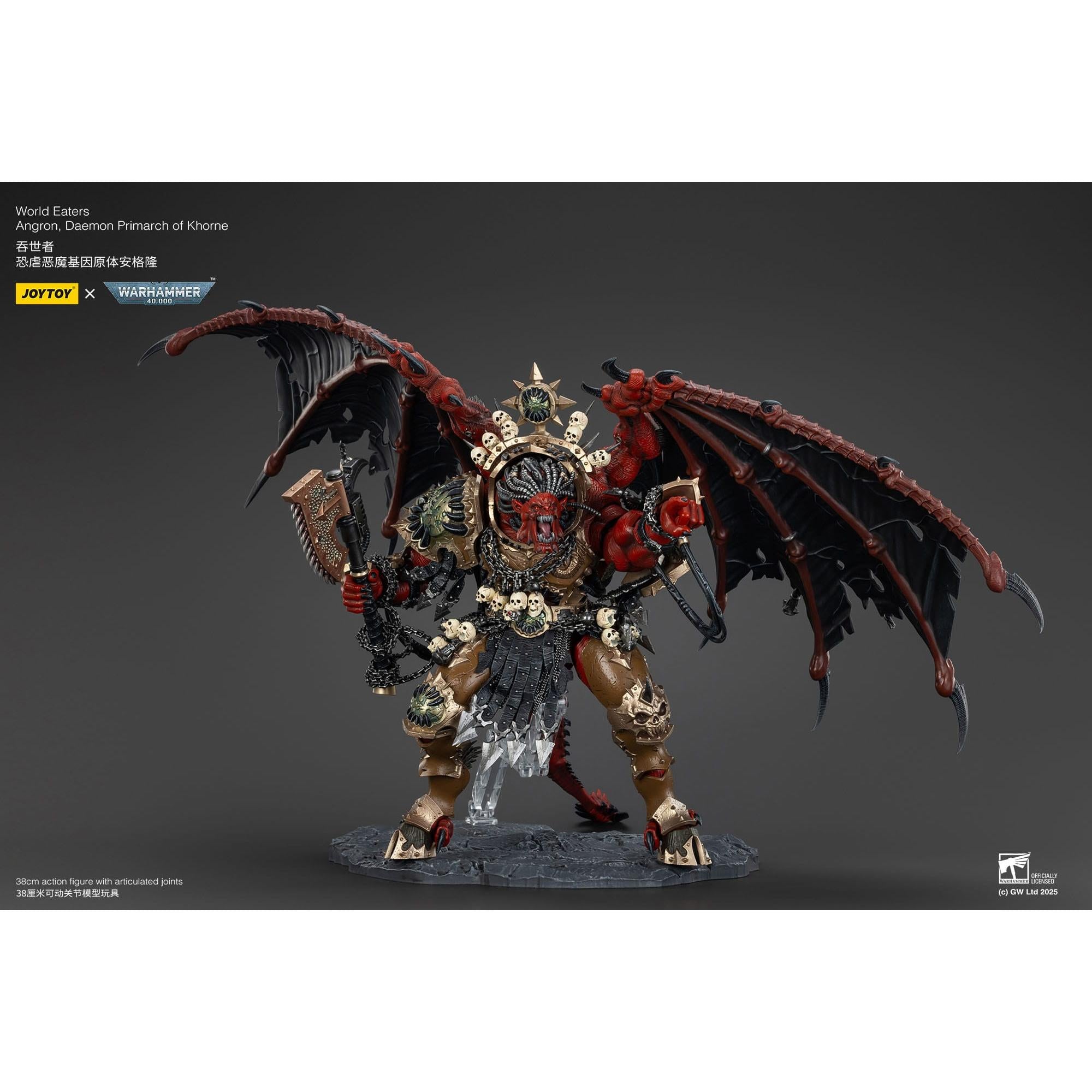 Warhammer 40k: World Eaters Angron Daemon Primarch of Khorne - 48 cm-Actionfiguren-JoyToy-Mighty Underground