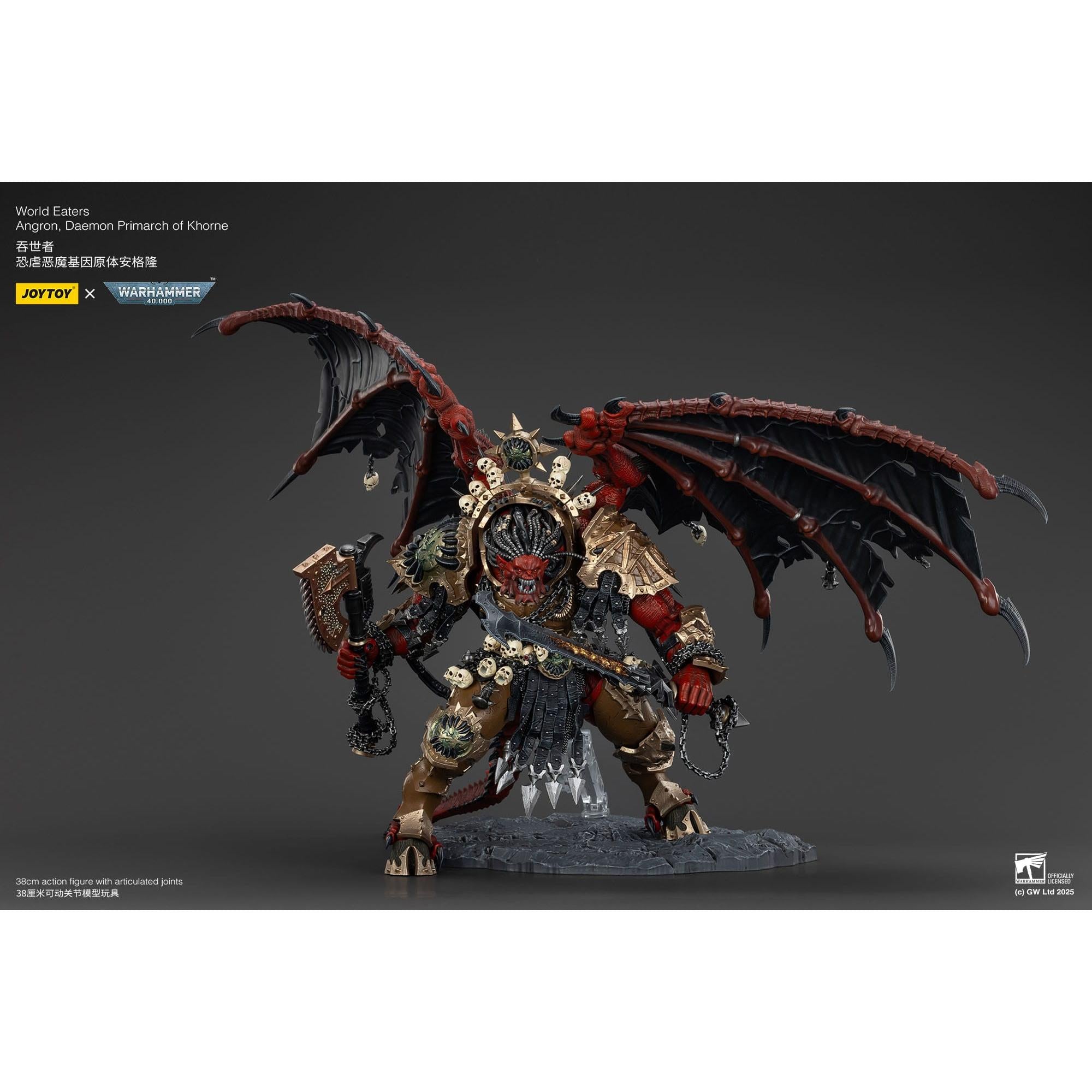 Warhammer 40k: World Eaters Angron Daemon Primarch of Khorne - 48 cm-Actionfiguren-JoyToy-Mighty Underground