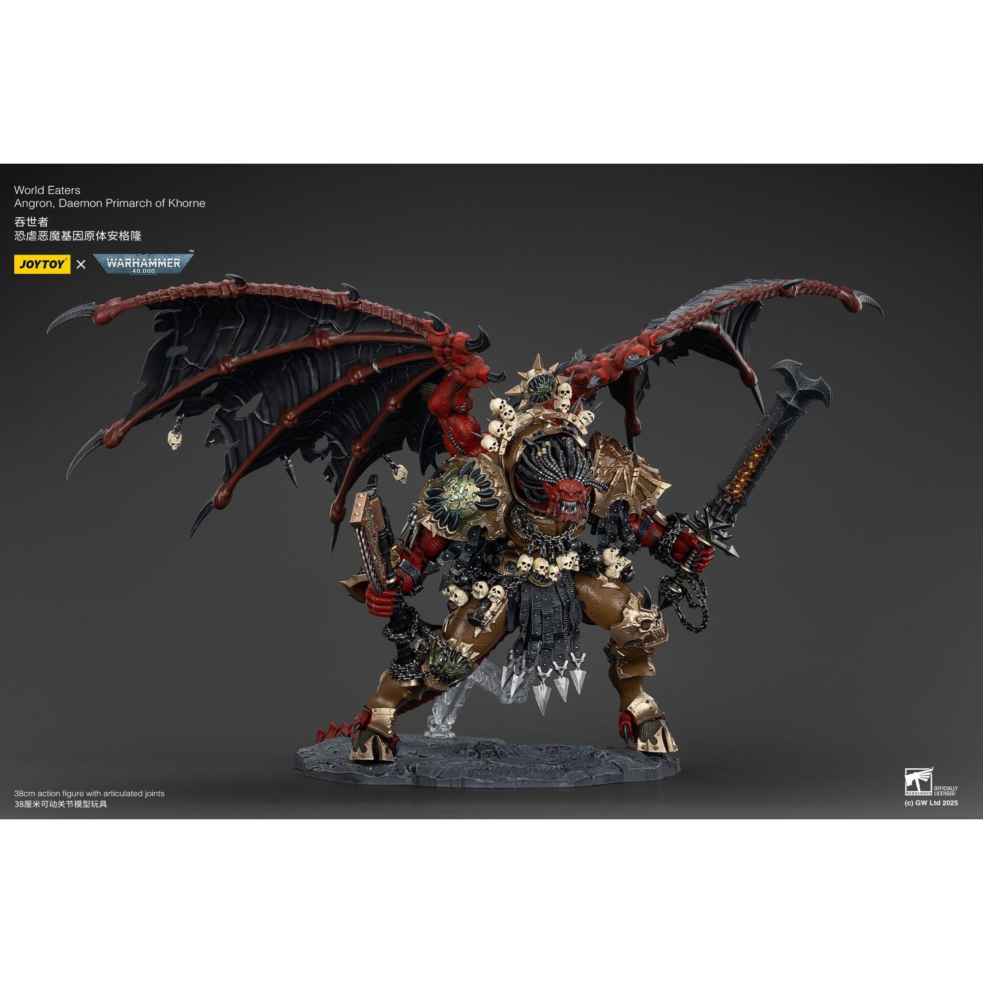 Warhammer 40k: World Eaters Angron Daemon Primarch of Khorne - 48 cm-Actionfiguren-JoyToy-Mighty Underground