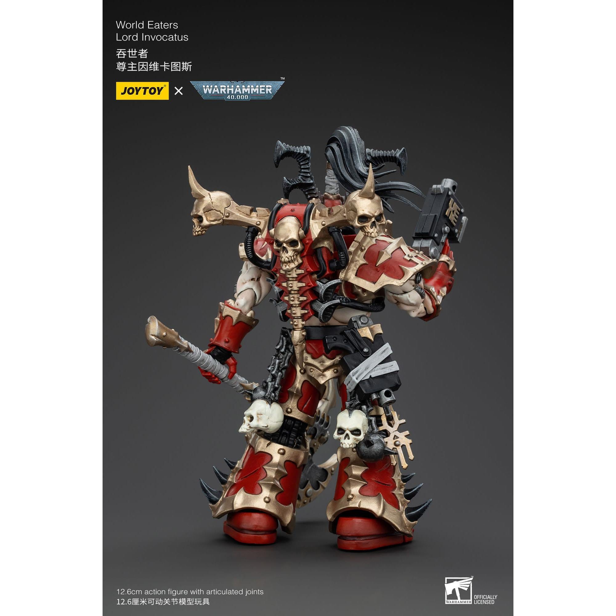 Warhammer 40k: World Eaters Lord Invocatus - 13 cm-Actionfiguren-JoyToy-Mighty Underground