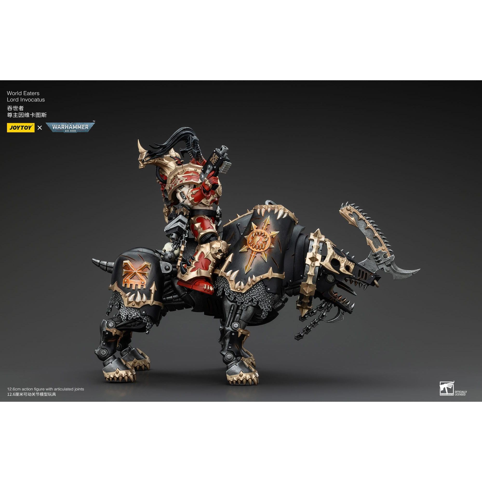 Warhammer 40k: World Eaters Lord Invocatus - 13 cm-Actionfiguren-JoyToy-Mighty Underground