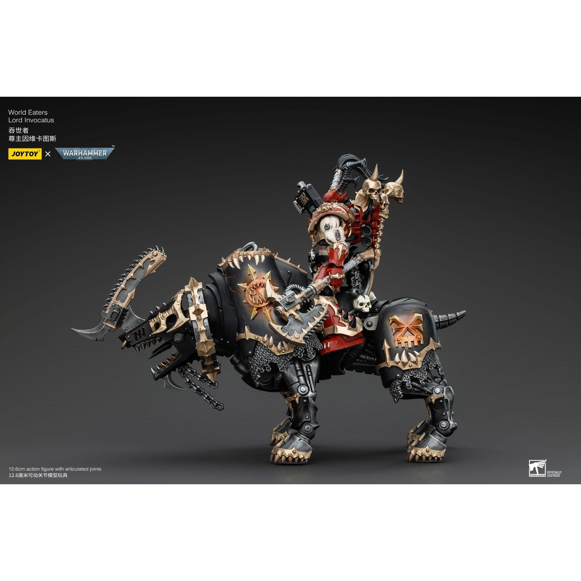 Warhammer 40k: World Eaters Lord Invocatus - 13 cm-Actionfiguren-JoyToy-Mighty Underground