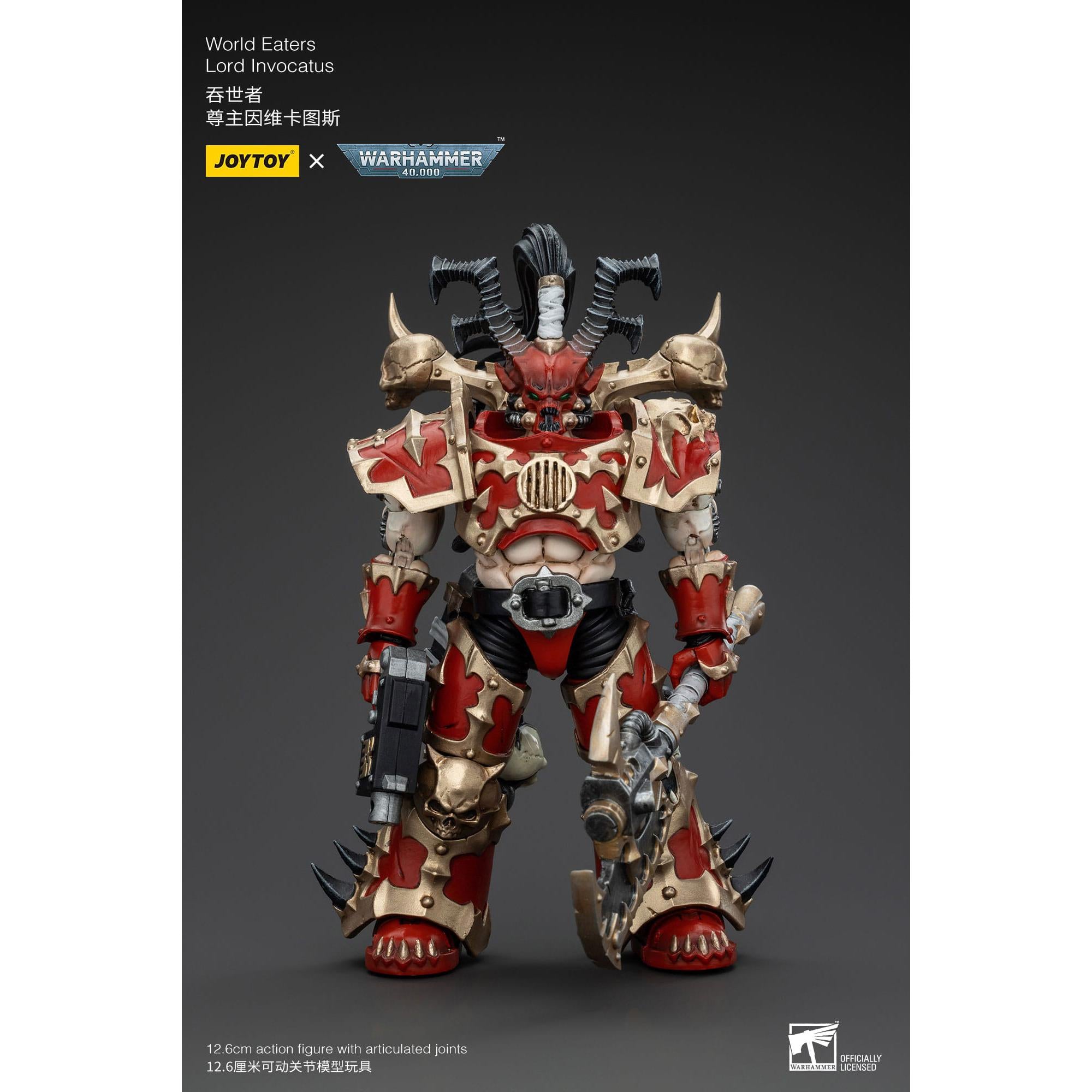 Warhammer 40k: World Eaters Lord Invocatus - 13 cm-Actionfiguren-JoyToy-Mighty Underground