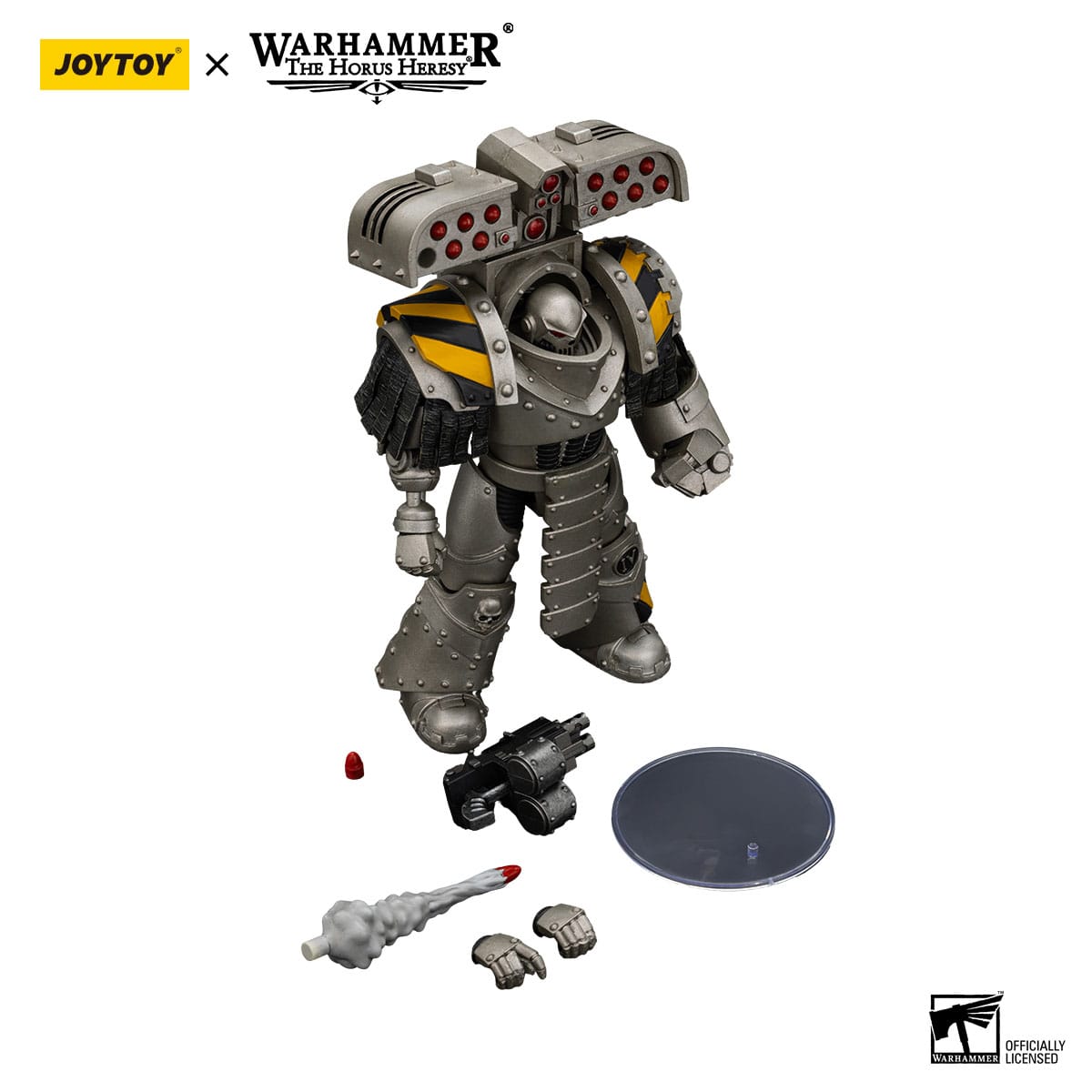 Warhammer 40k: lron Warriors Tyrant Siege Master Terminator with Rocket Launcher (The Horus Heresy)-Actionfiguren-JoyToy-Mighty Underground