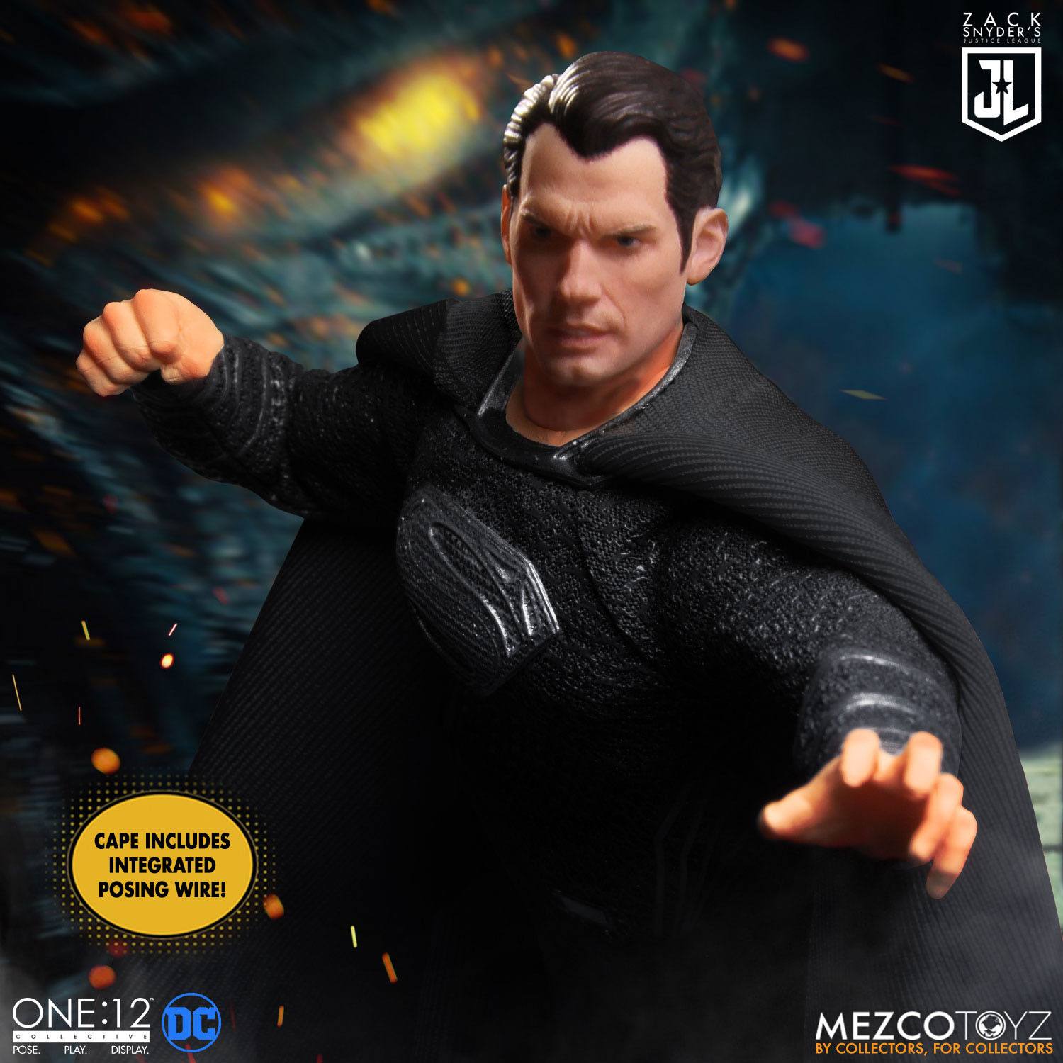 Zack Snyder's Justice League: Batman, Superman, Flash - Deluxe Steel Box Set - 1/12-Actionfiguren-Mezco Toys-Mighty Underground