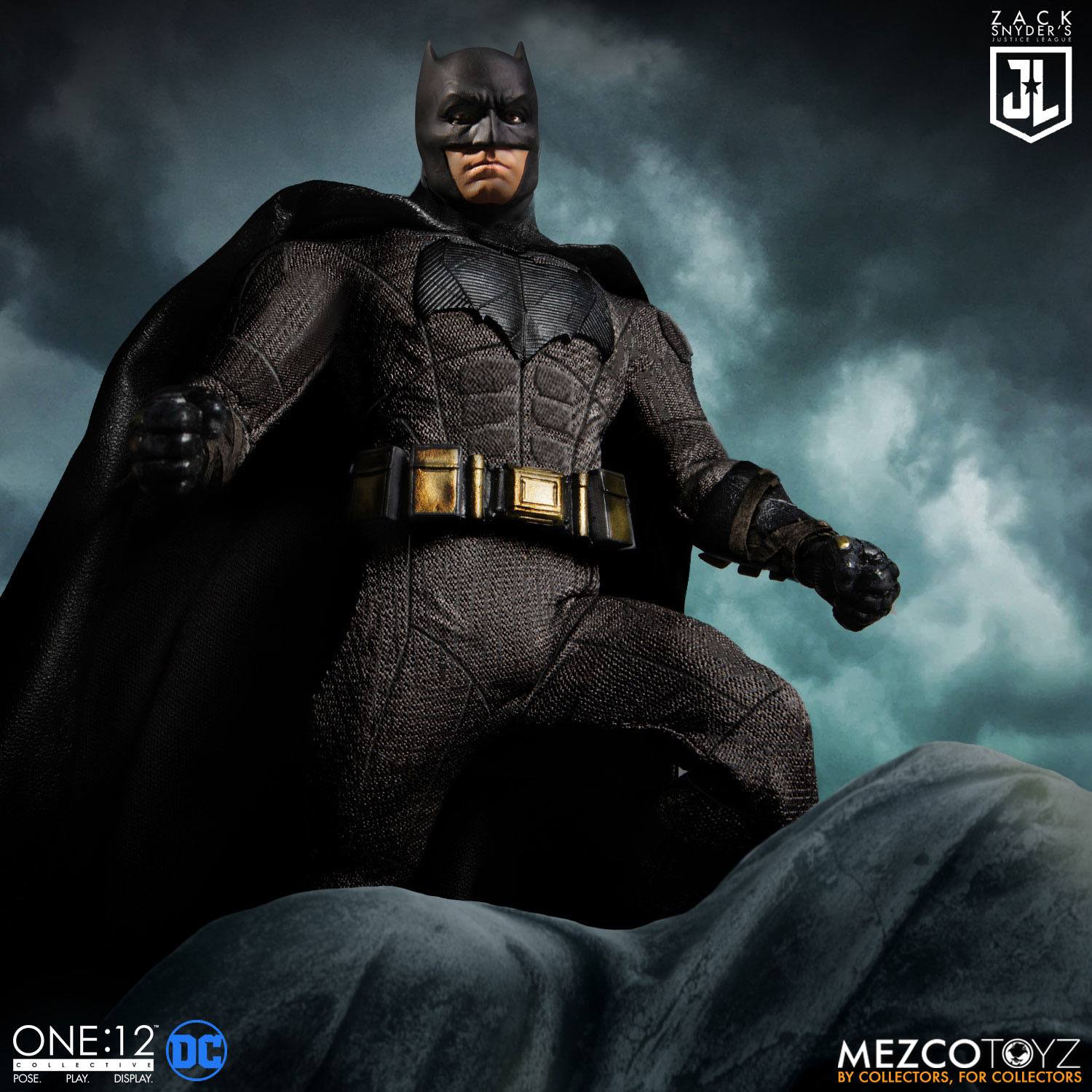Zack Snyder's Justice League: Batman, Superman, Flash - Deluxe Steel Box Set - 1/12-Actionfiguren-Mezco Toys-Mighty Underground