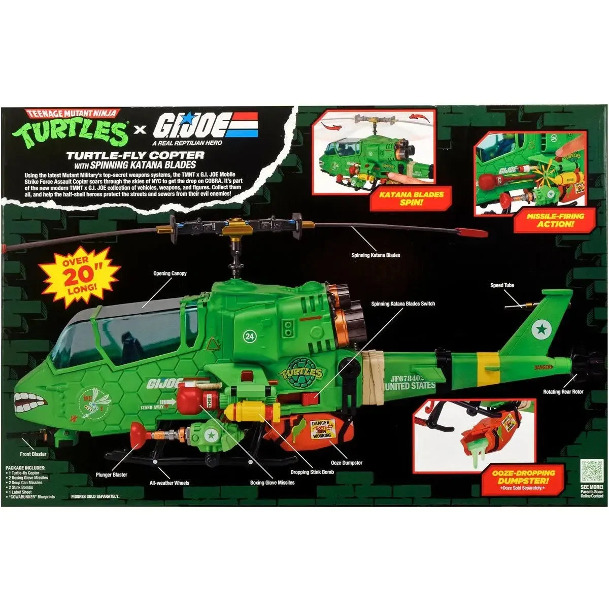 Teenage Mutant Ninja Turtles x G.I. Joe: Turtle-Fly Copter