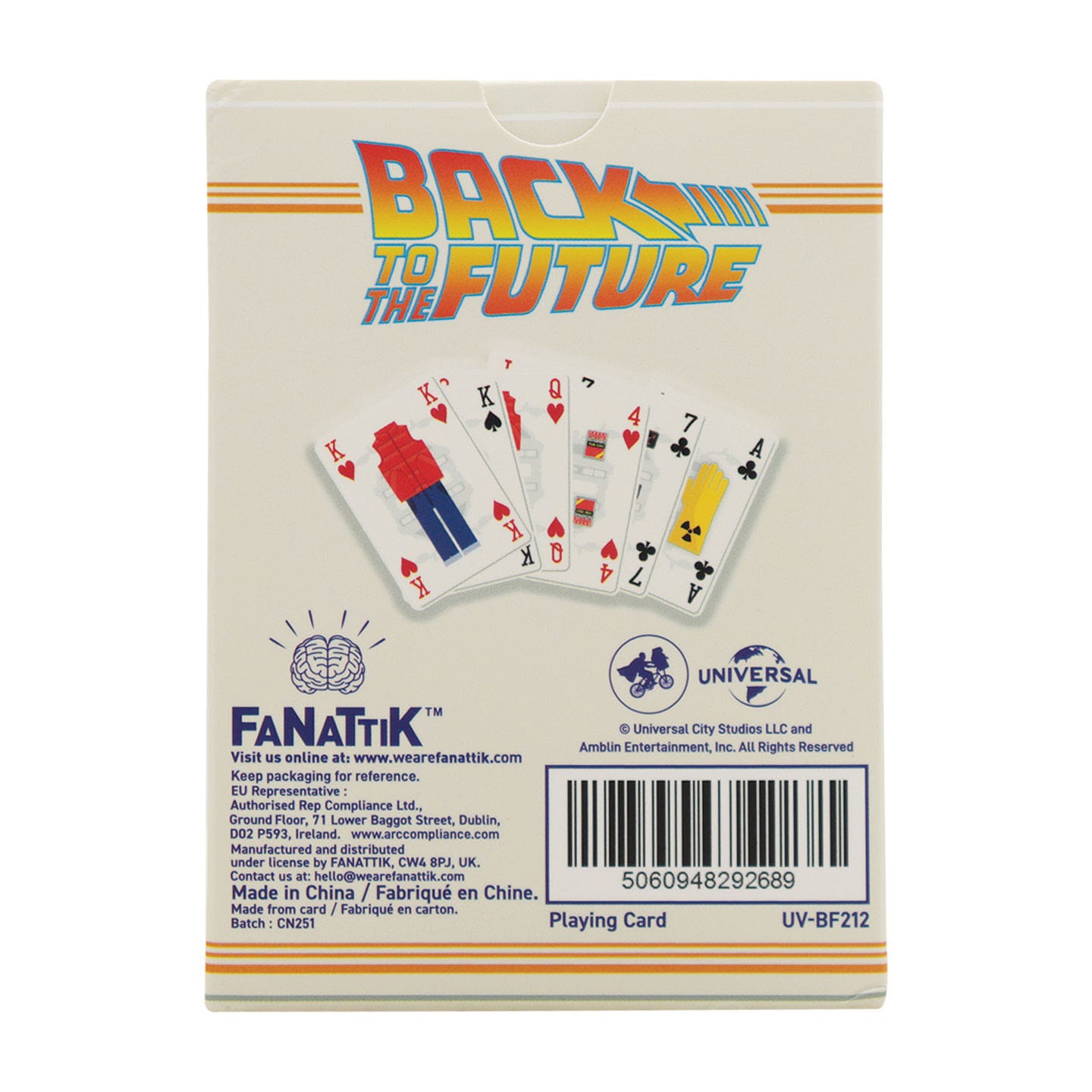 Back to the Future: Spielkarten