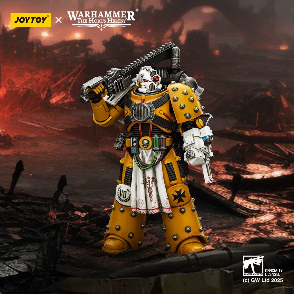 Warhammer 40k: Imperial Fists Legion Apothecary (The Horus Heresy)