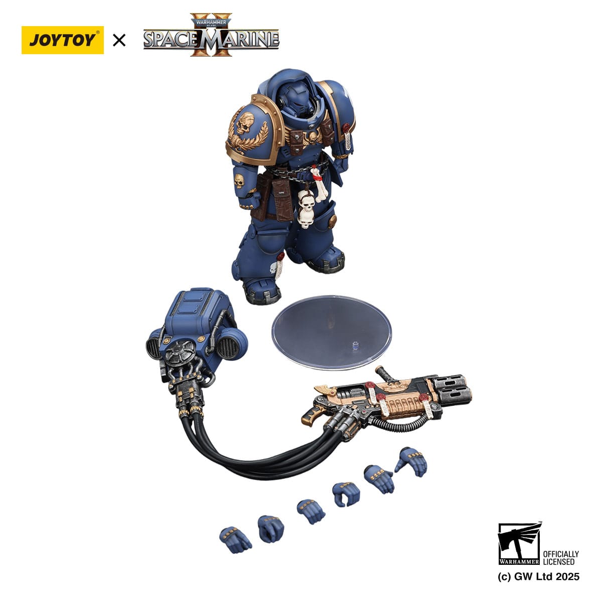 Warhammer 40k: Ultramarines Heavy Artificer Armor with Relic Multi-Melta (Space Marine 2)