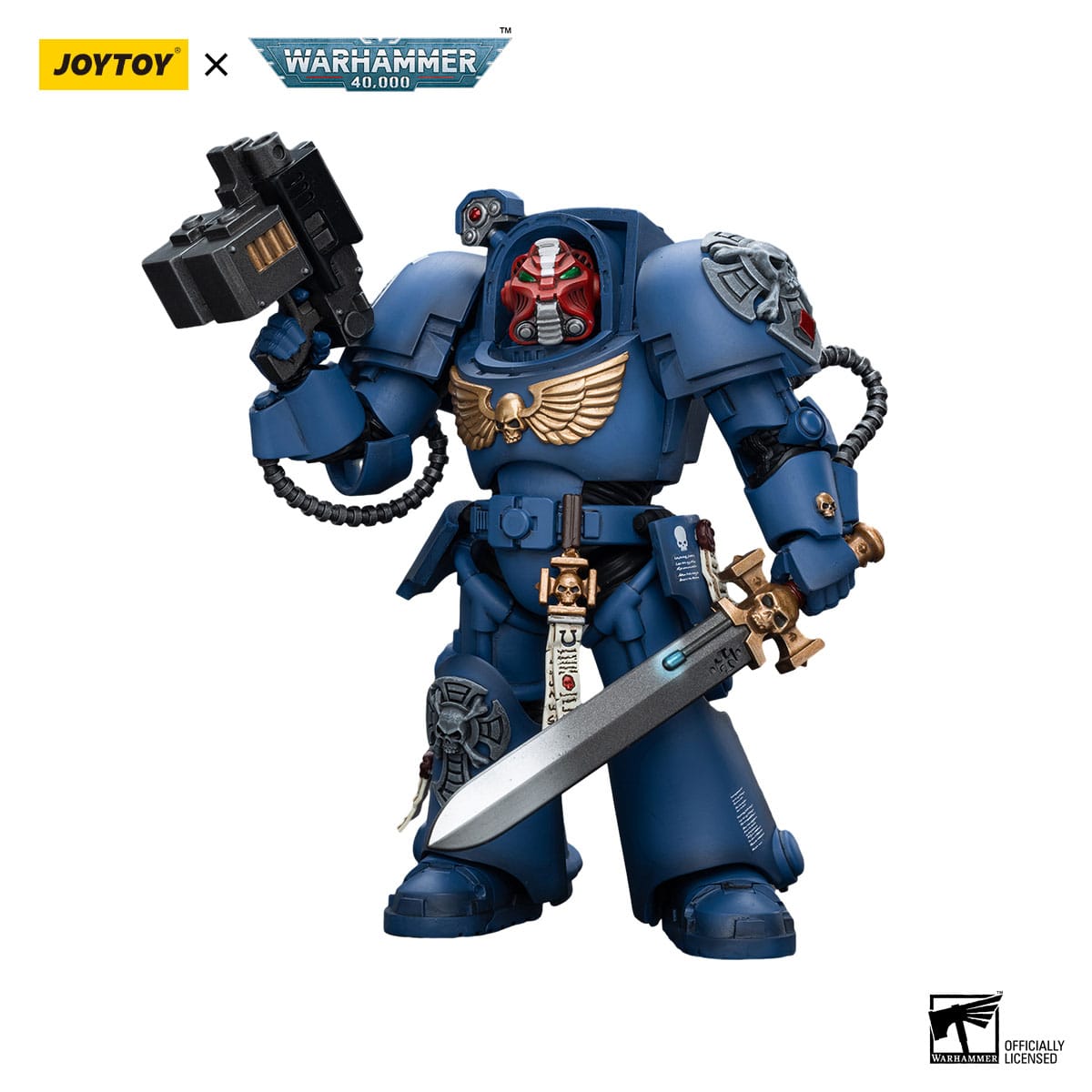 Warhammer 40k: Ultramarines Terminator Squad Sergeant with Power Sword and Teleport Homer