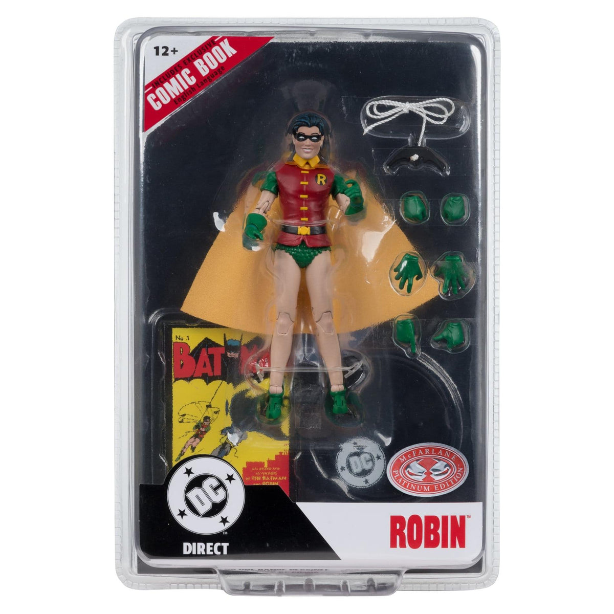 DC Page Punchers: Robin Dick Grayson (Batman #1) Actionfigur & Comic - 7 inch