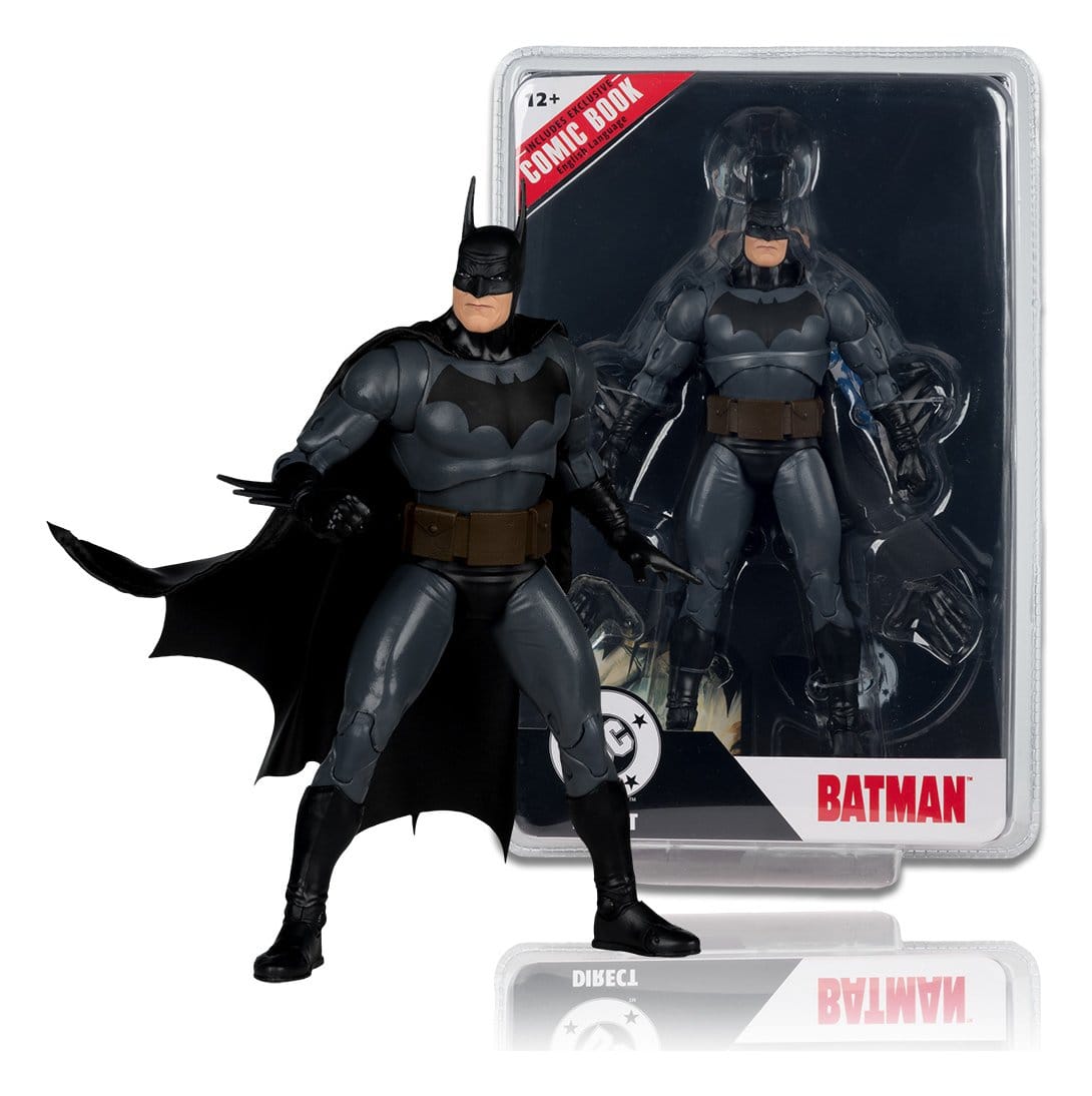 DC Page Punchers: Batman (Justice) Actionfigur & Comic - 7 inch