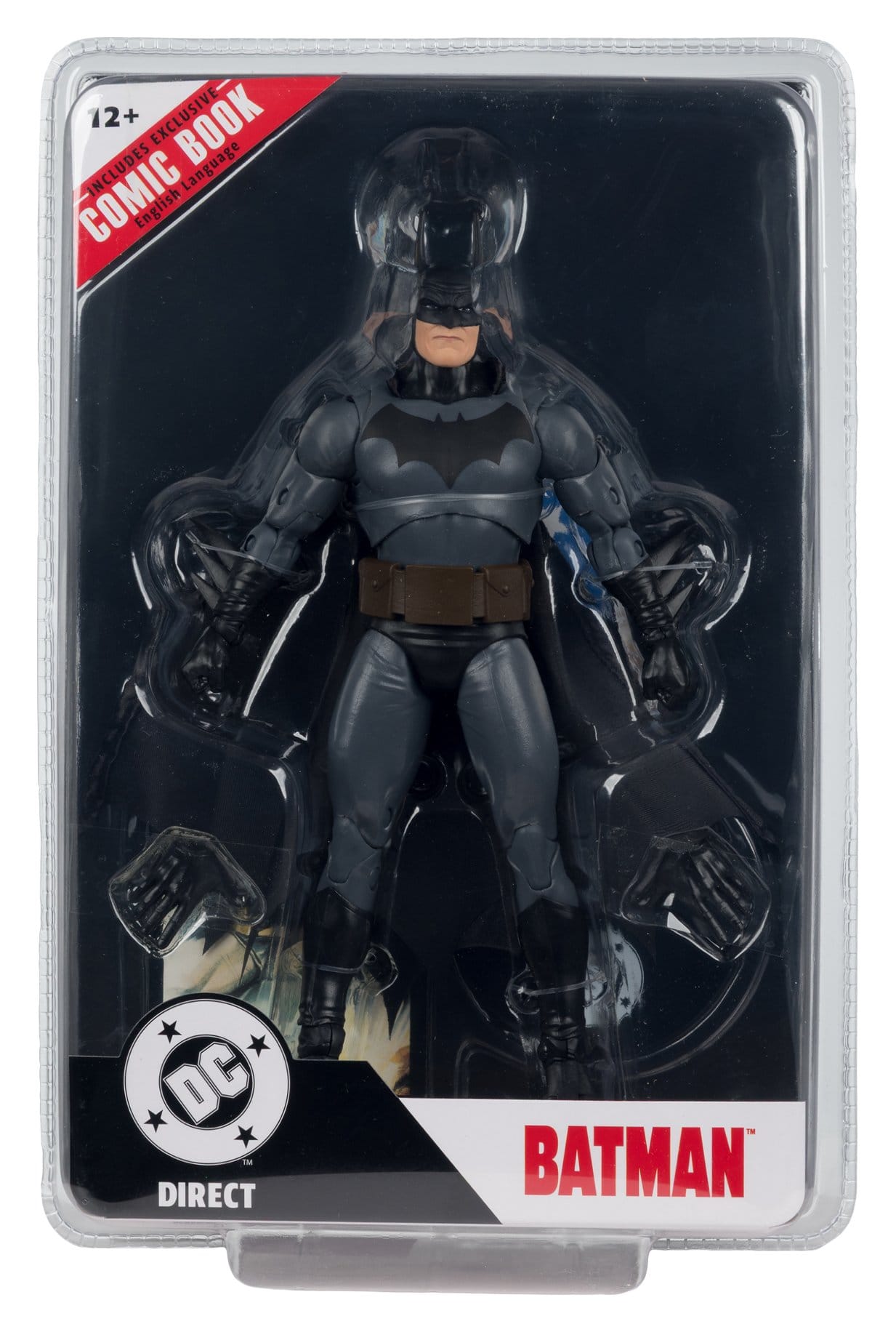 DC Page Punchers: Batman (Justice) Actionfigur & Comic - 7 inch
