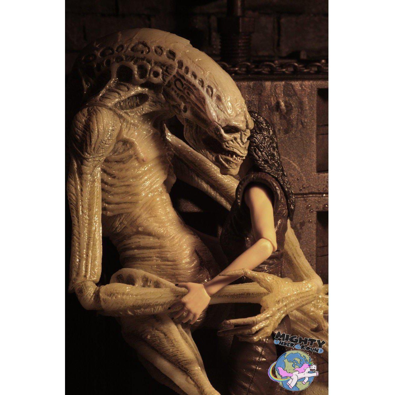 Alien Resurrection: Deluxe Newborn-Actionfiguren-NECA-mighty-underground