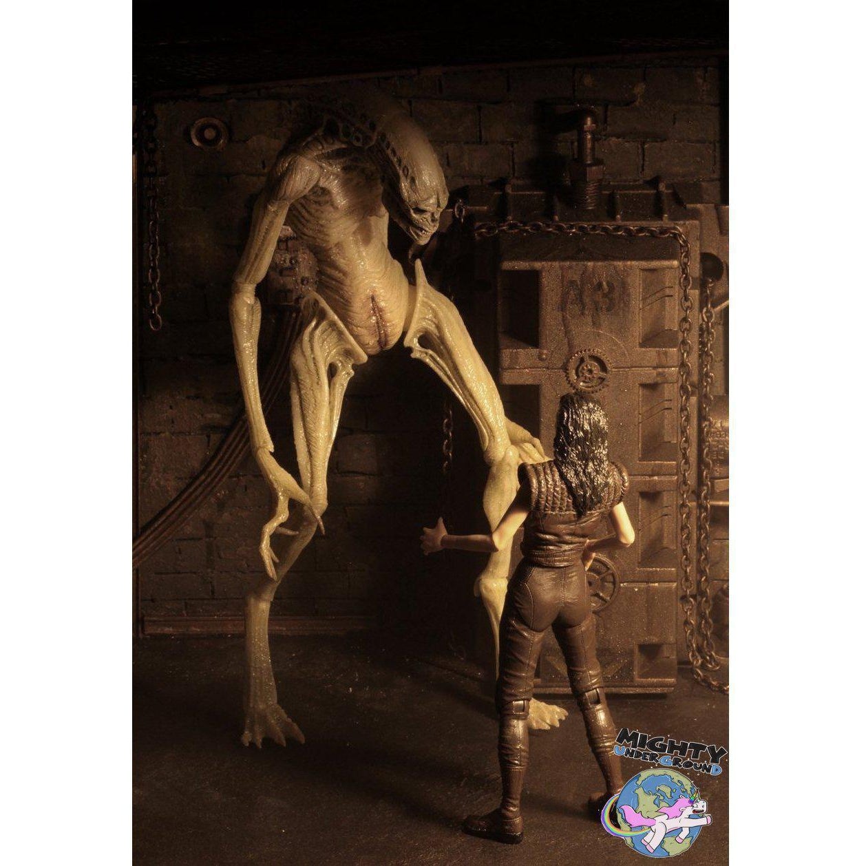 Alien Resurrection: Deluxe Newborn-Actionfiguren-NECA-mighty-underground