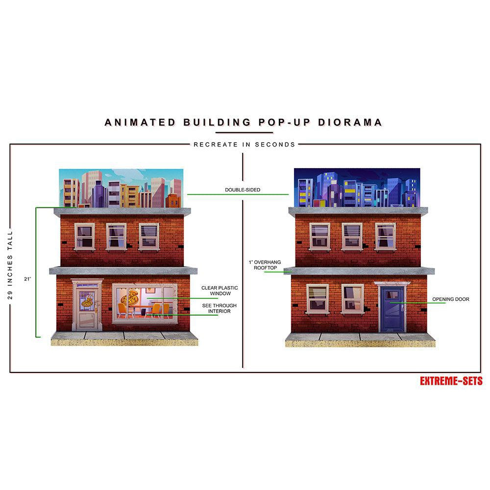 Animated Building Pop-Up - Diorama - 1/12-Actionfiguren-Extreme Sets-Mighty Underground