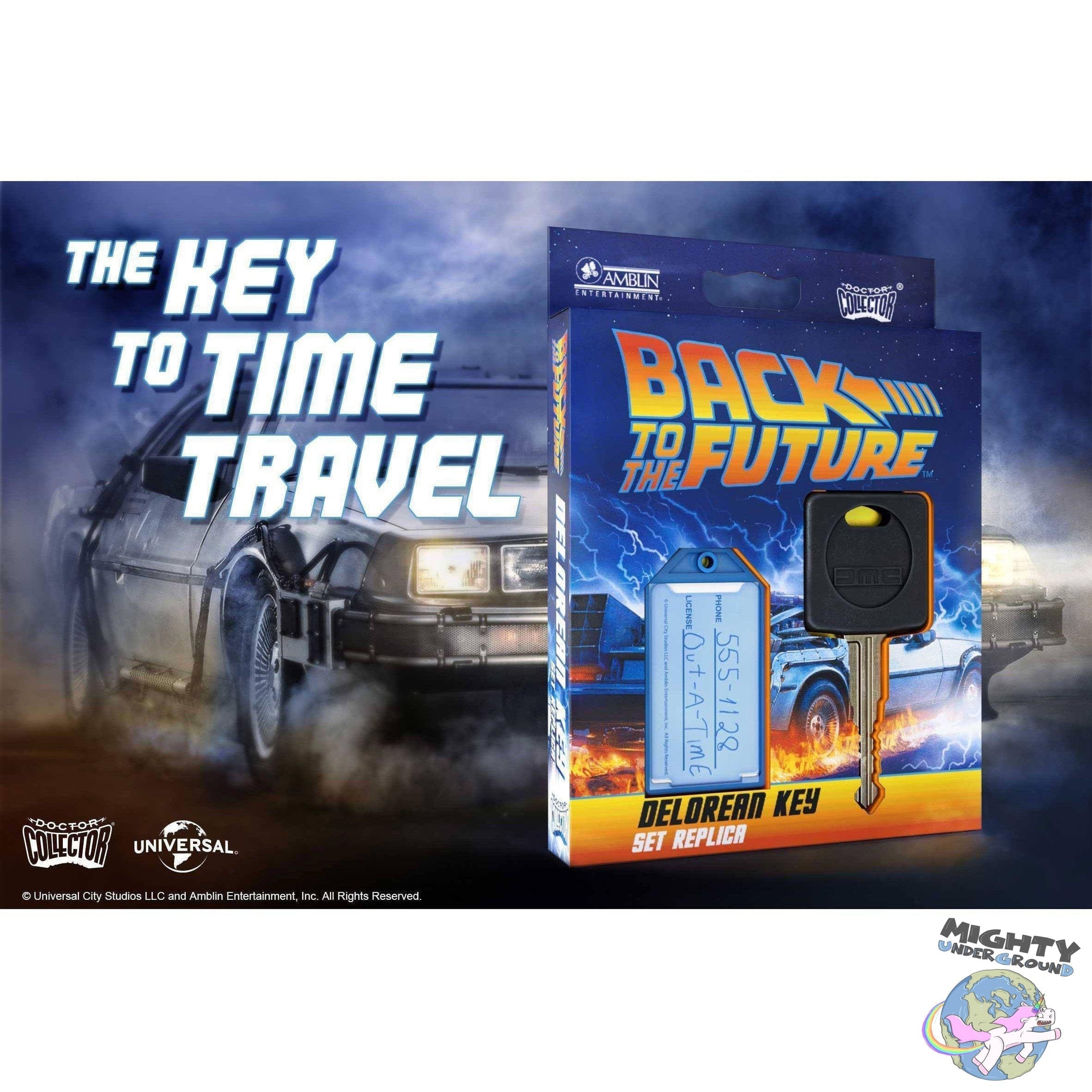 Back To The Future: DeLorean Autoschlüssel - Replik VORBESTELLUNG!-Replik-Dr. Collector-mighty-underground