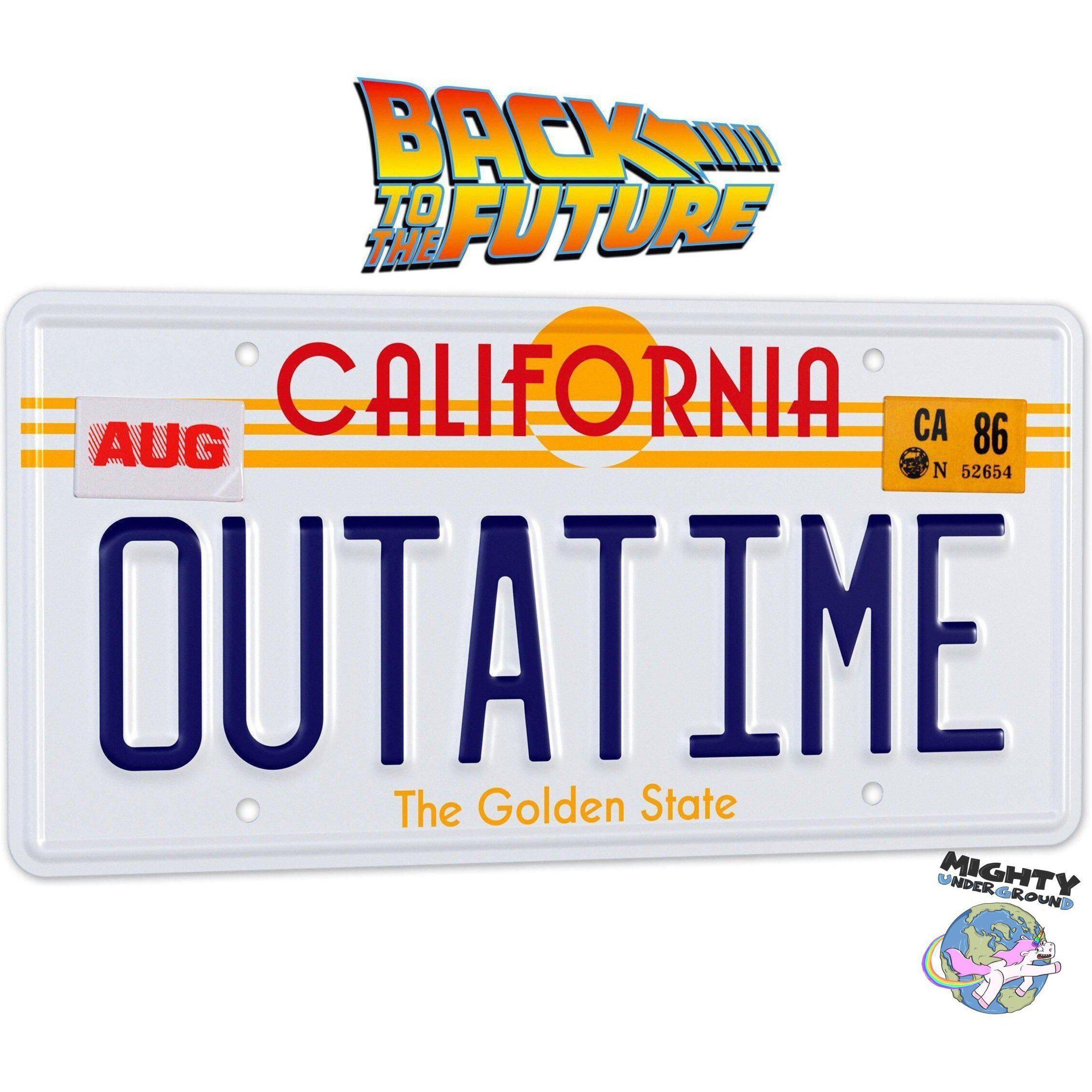 Back To The Future: Nummernschild - Replik (Dr. Collector)-Replik-Dr. Collector-mighty-underground