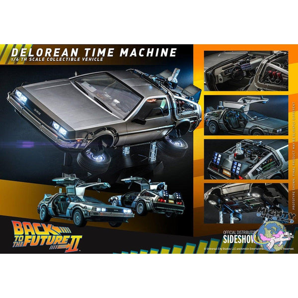 Back to the Future 2: DeLorean Time Machine 1/6-Actionfiguren-Hot Toys-Mighty Underground