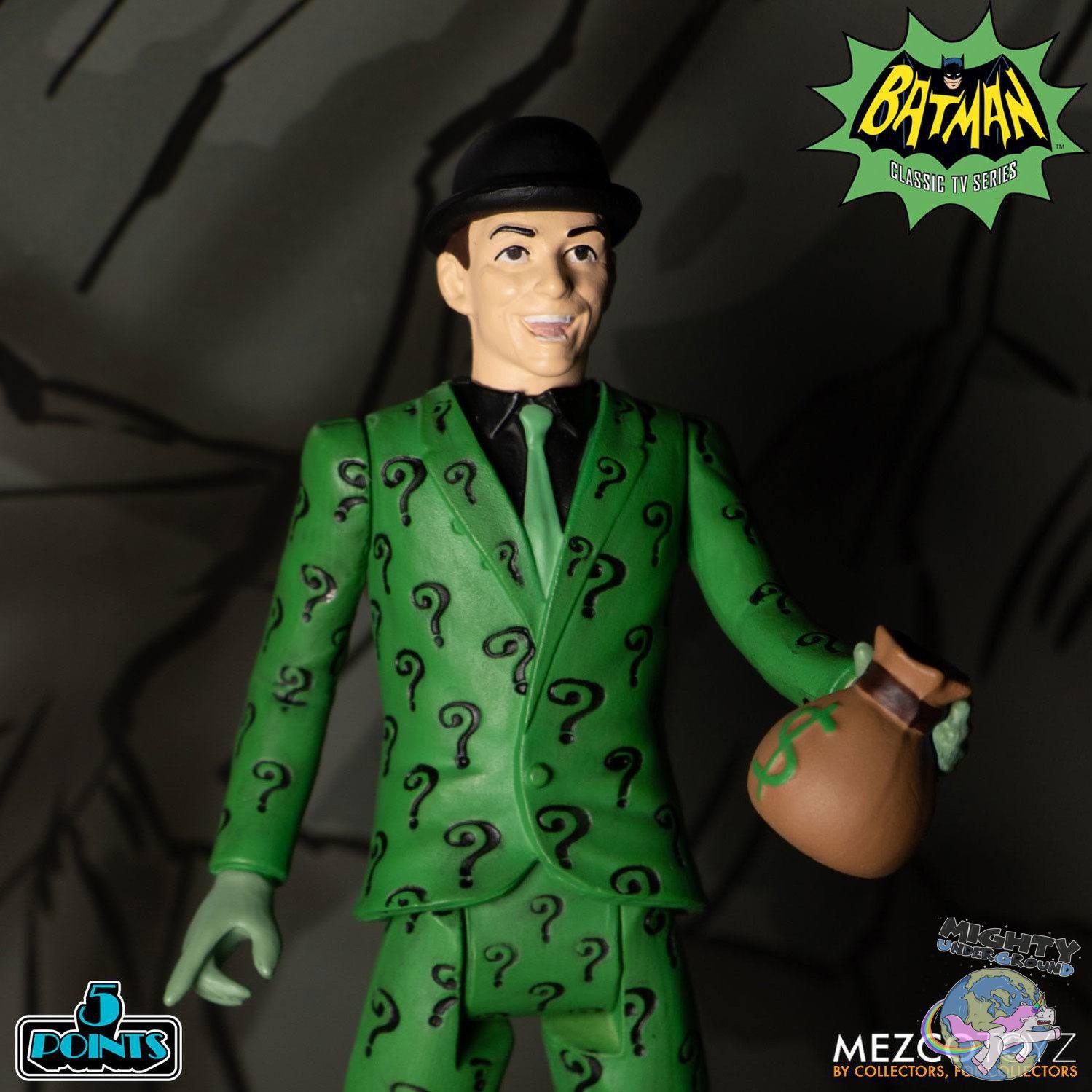 Batman (1966): Classic TV Series Deluxe Box Set VORBESTELLUNG!-Actionfiguren-Mezco Toys-mighty-underground
