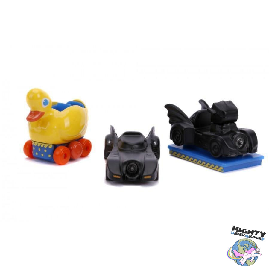 Batman Returns (1992): 1,65" 3-Pack Nano - Modellautos-Modellautos-Jada Toys-Mighty Underground