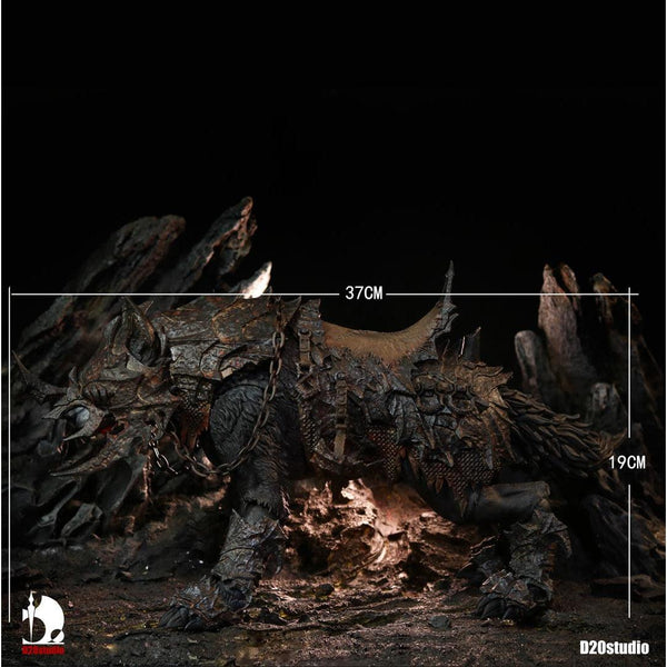 Black Giant Wolf (Deluxe Ver.)-Actionfiguren-D20 Studio-Mighty Underground