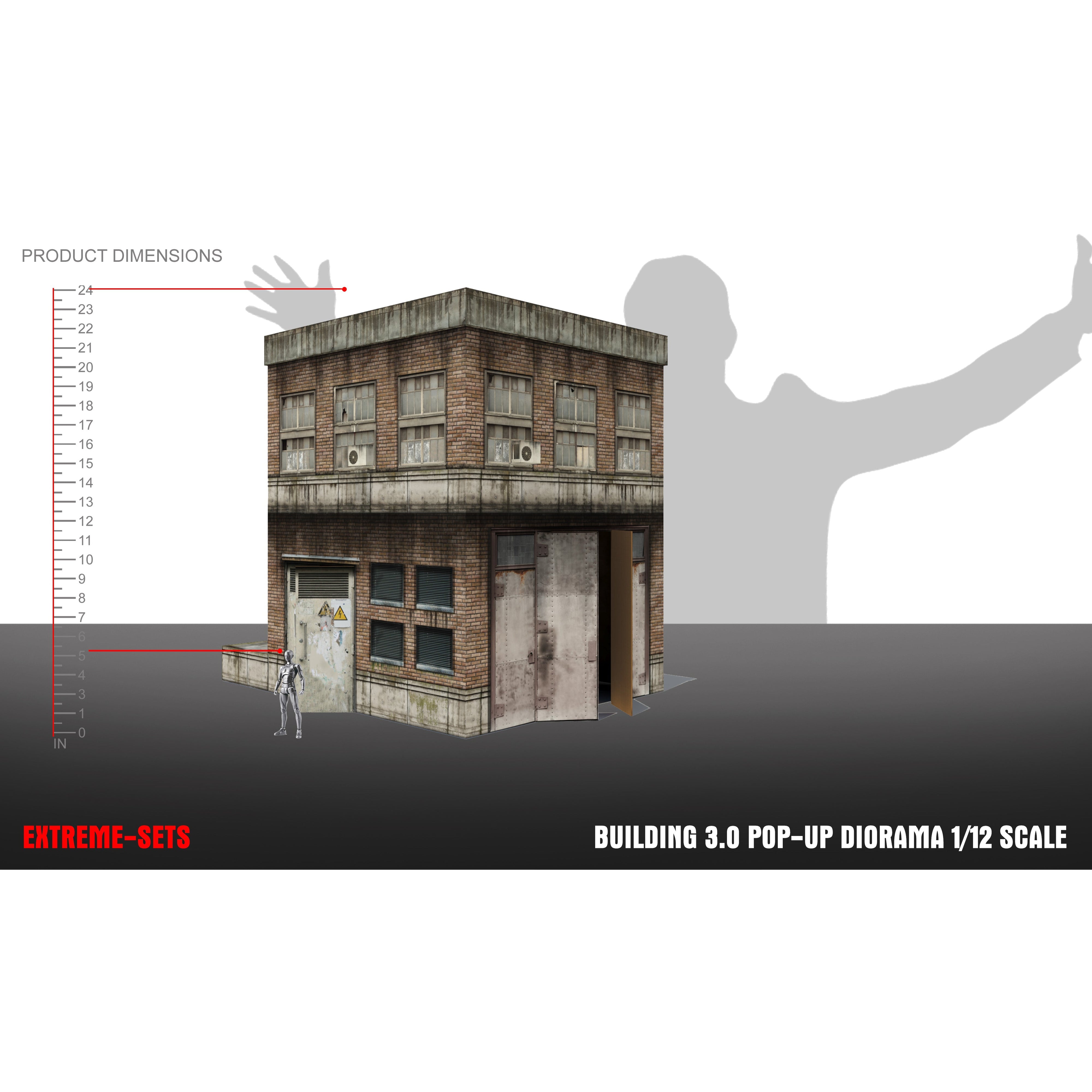 Building 3.0 Pop-Up - Diorama - 1/12-Actionfiguren-Extreme Sets-Mighty Underground