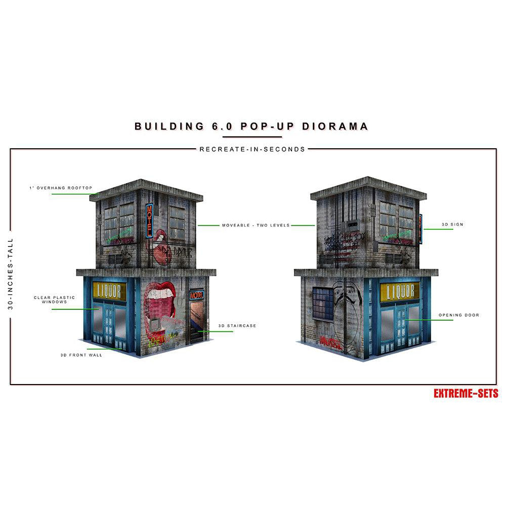 Building 6.0 Pop-Up - Diorama - 1/12-Actionfiguren-Extreme Sets-Mighty Underground