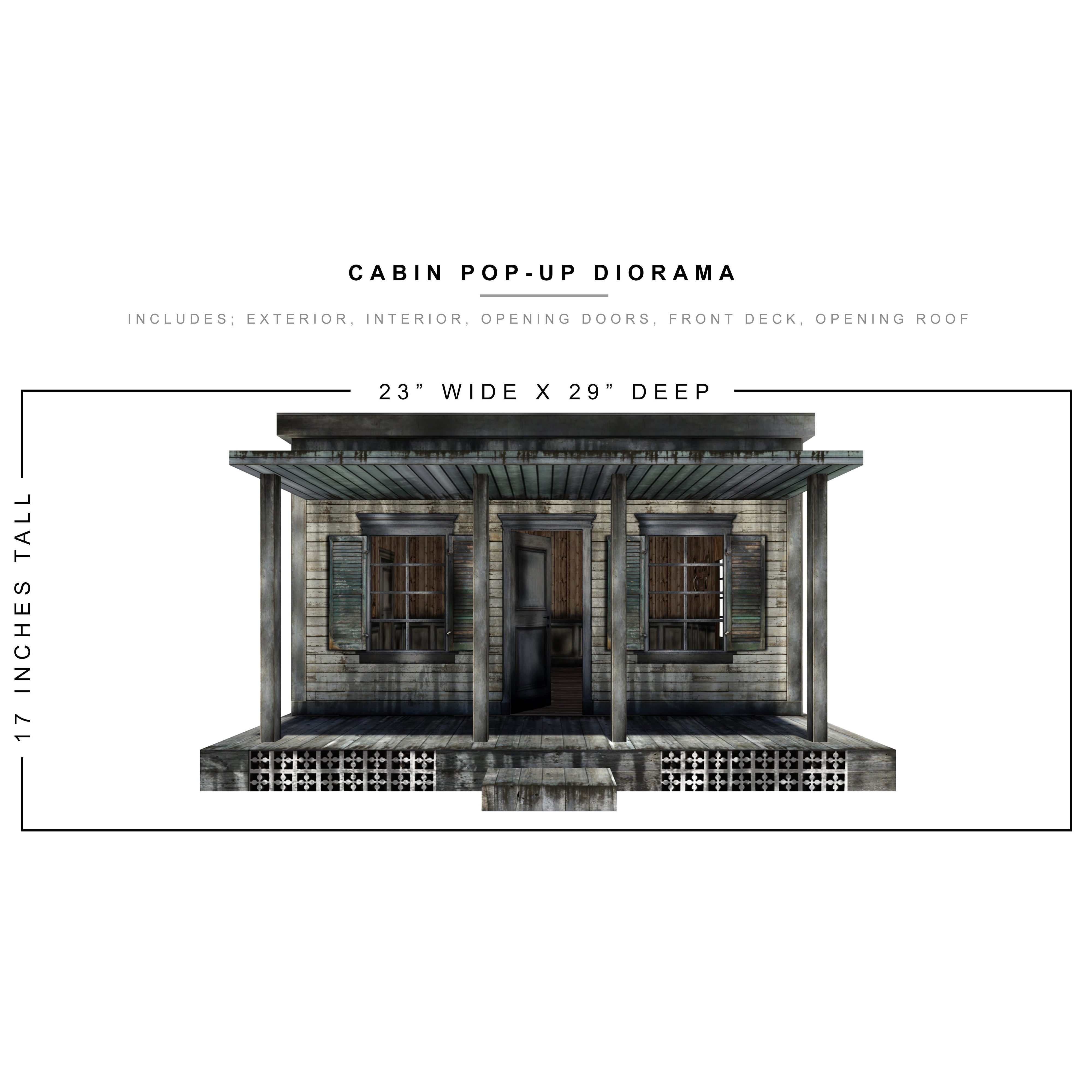 Cabin Pop-Up - Diorama - 1/12-Actionfiguren-Extreme Sets-Mighty Underground