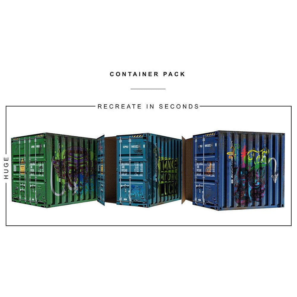 Container Pack Pop-Up - Diorama - 1/12-Actionfiguren-Extreme Sets-Mighty Underground