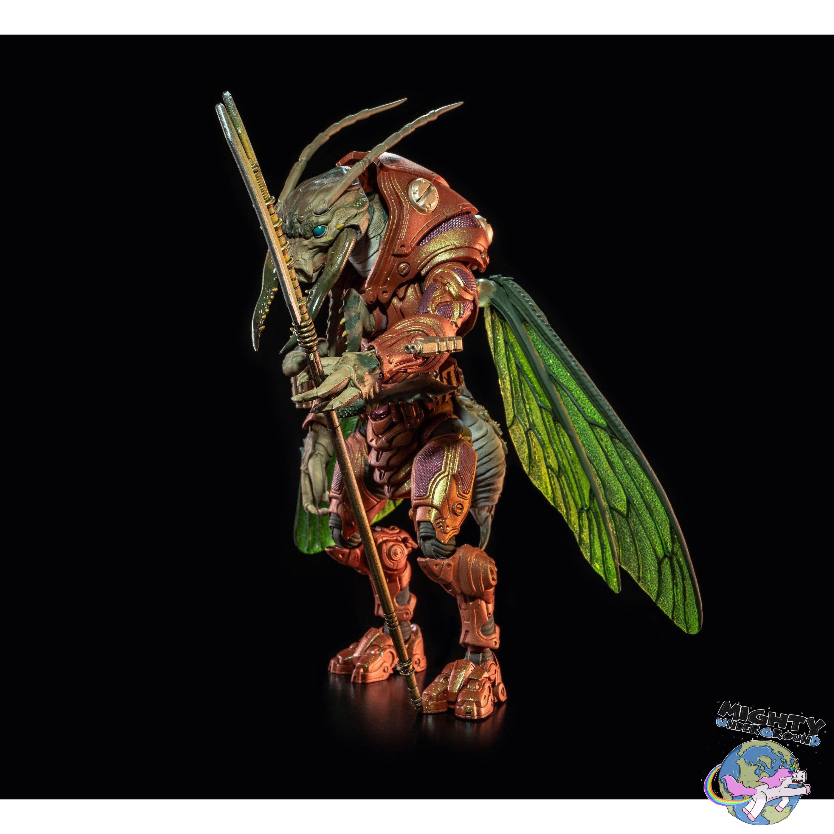Cosmic Legions: Sphexxian Block Commander (Deluxe)-Actionfiguren-Four Horsemen Toy Design-Mighty Underground
