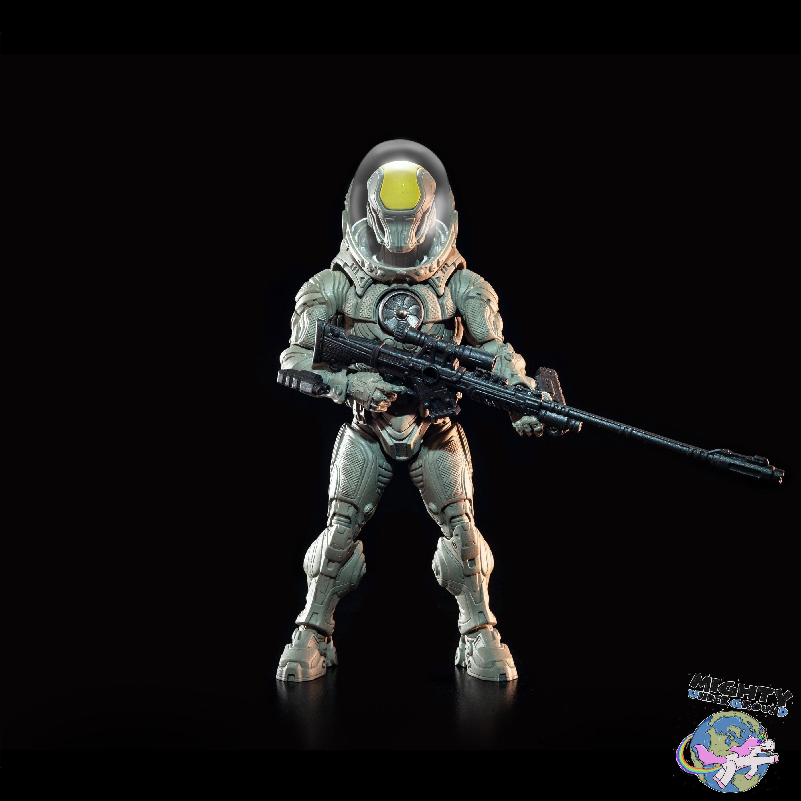 Cosmic Legions: T.U.5.C.C. Sentry-Actionfiguren-Four Horsemen Toy Design-Mighty Underground
