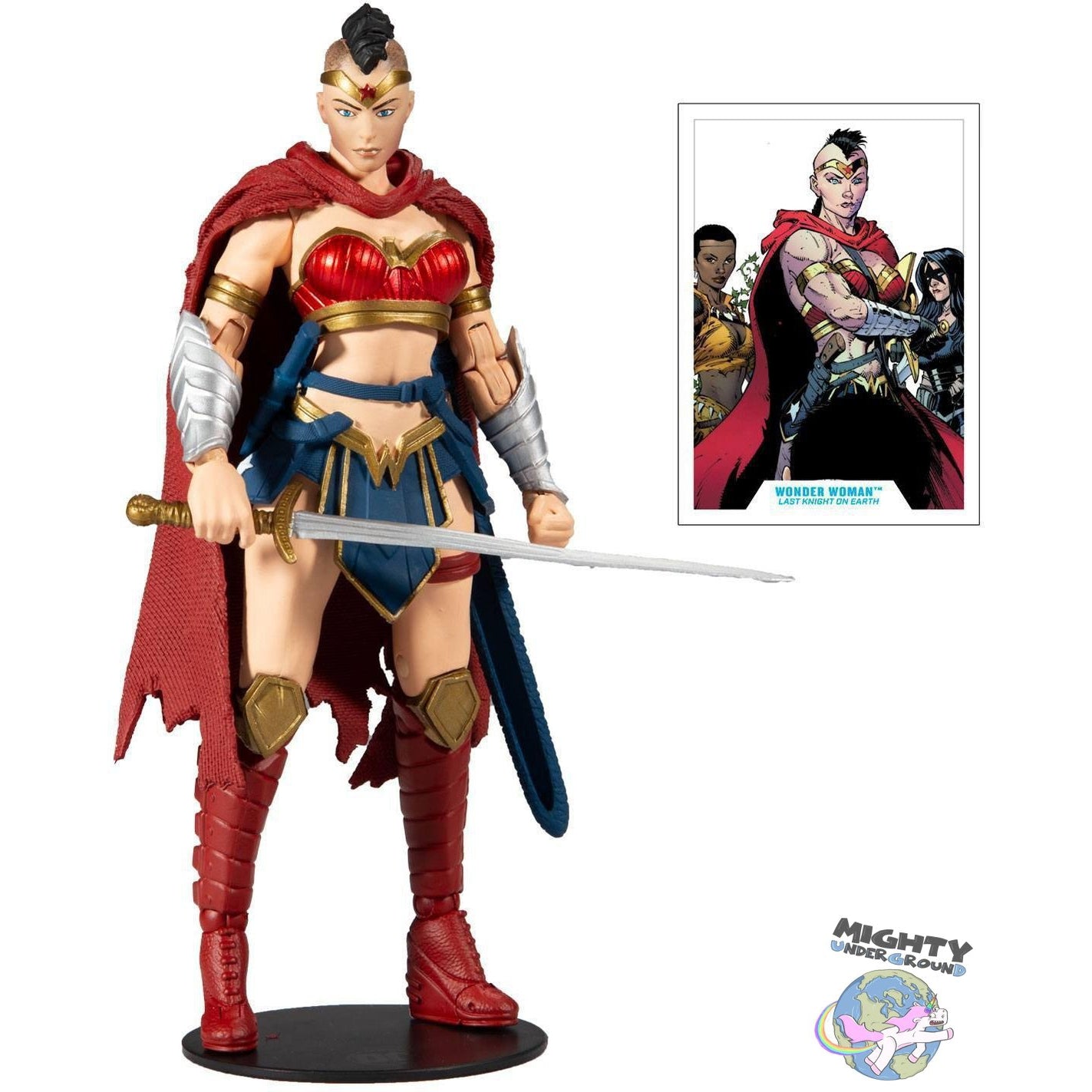 DC Comics: Last Knight on Earth - 4 Figuren + Bane BAF-Set-Actionfiguren-McFarlane Toys-Mighty Underground