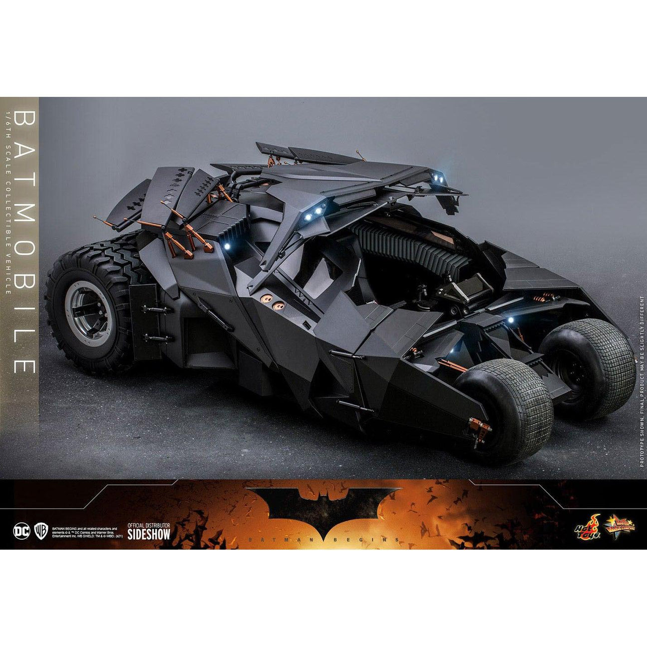 DC Comics: The Dark Knight Trilogy - Tumbler Batmobile 1/6-Actionfiguren-Hot Toys-Mighty Underground