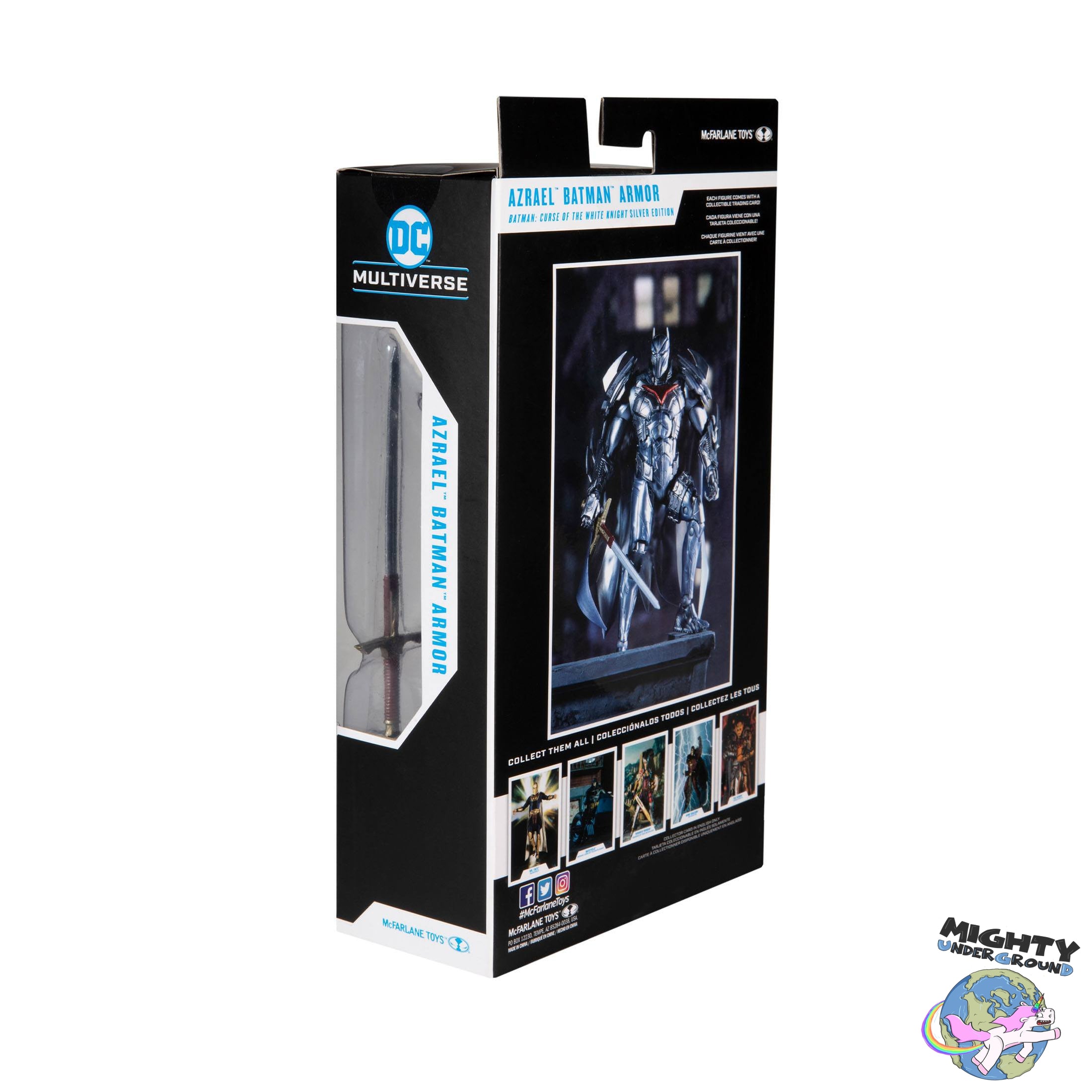 DC Multiverse: Azrael Batman Armor (Batman: Curse of the White Knight, Gold Label)-Actionfiguren-McFarlane Toys-Mighty Underground