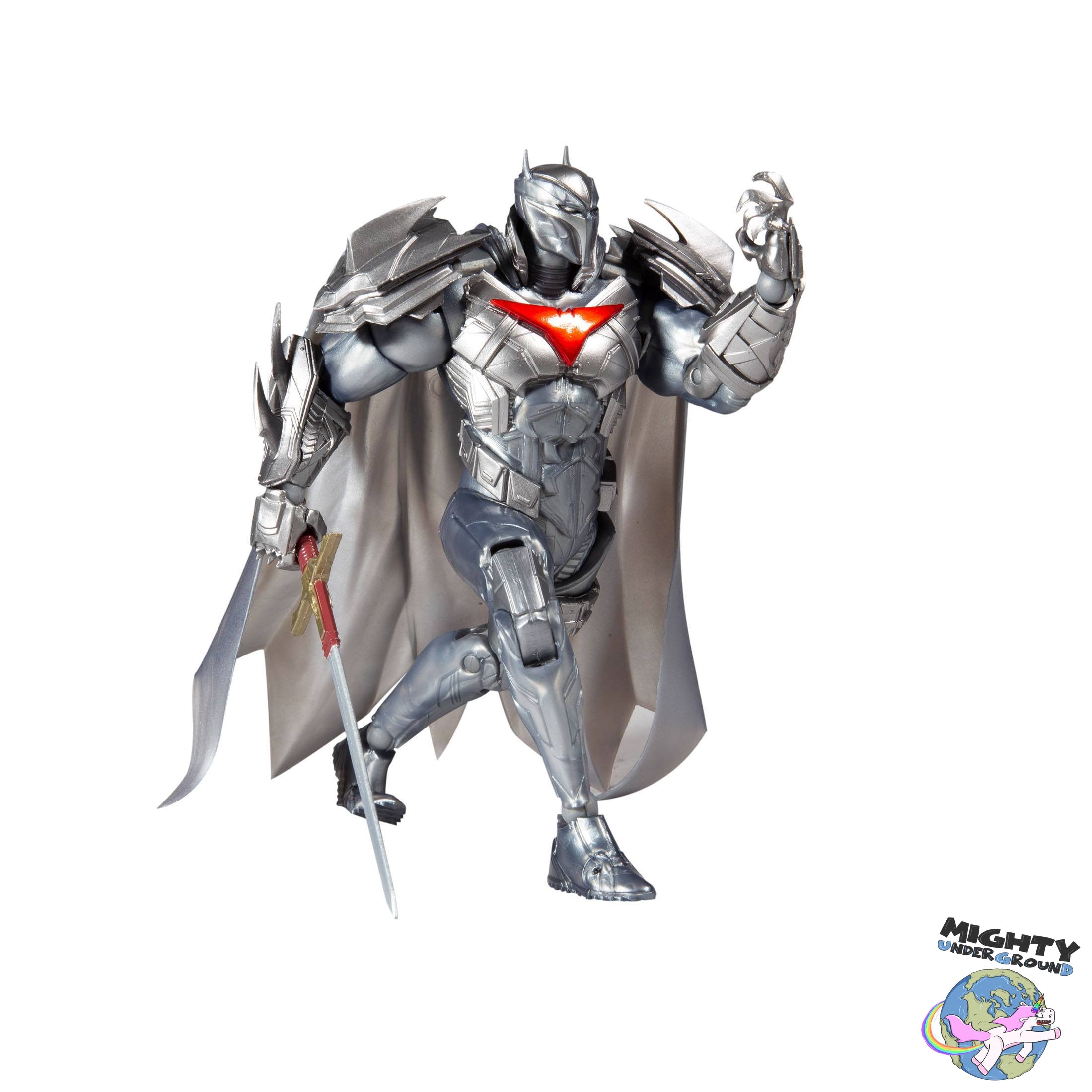DC Multiverse: Azrael Batman Armor (Batman: Curse of the White Knight, Gold Label)-Actionfiguren-McFarlane Toys-Mighty Underground