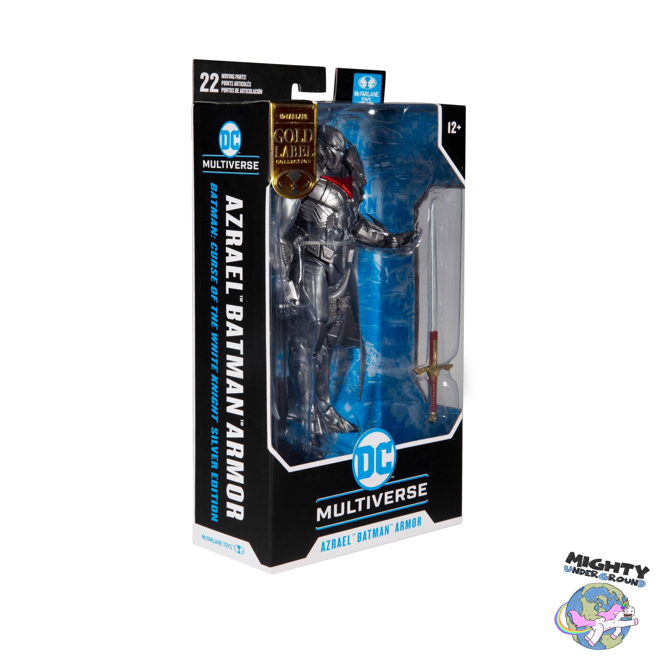 DC Multiverse: Azrael Batman Armor (Batman: Curse of the White Knight, Gold Label)-Actionfiguren-McFarlane Toys-Mighty Underground