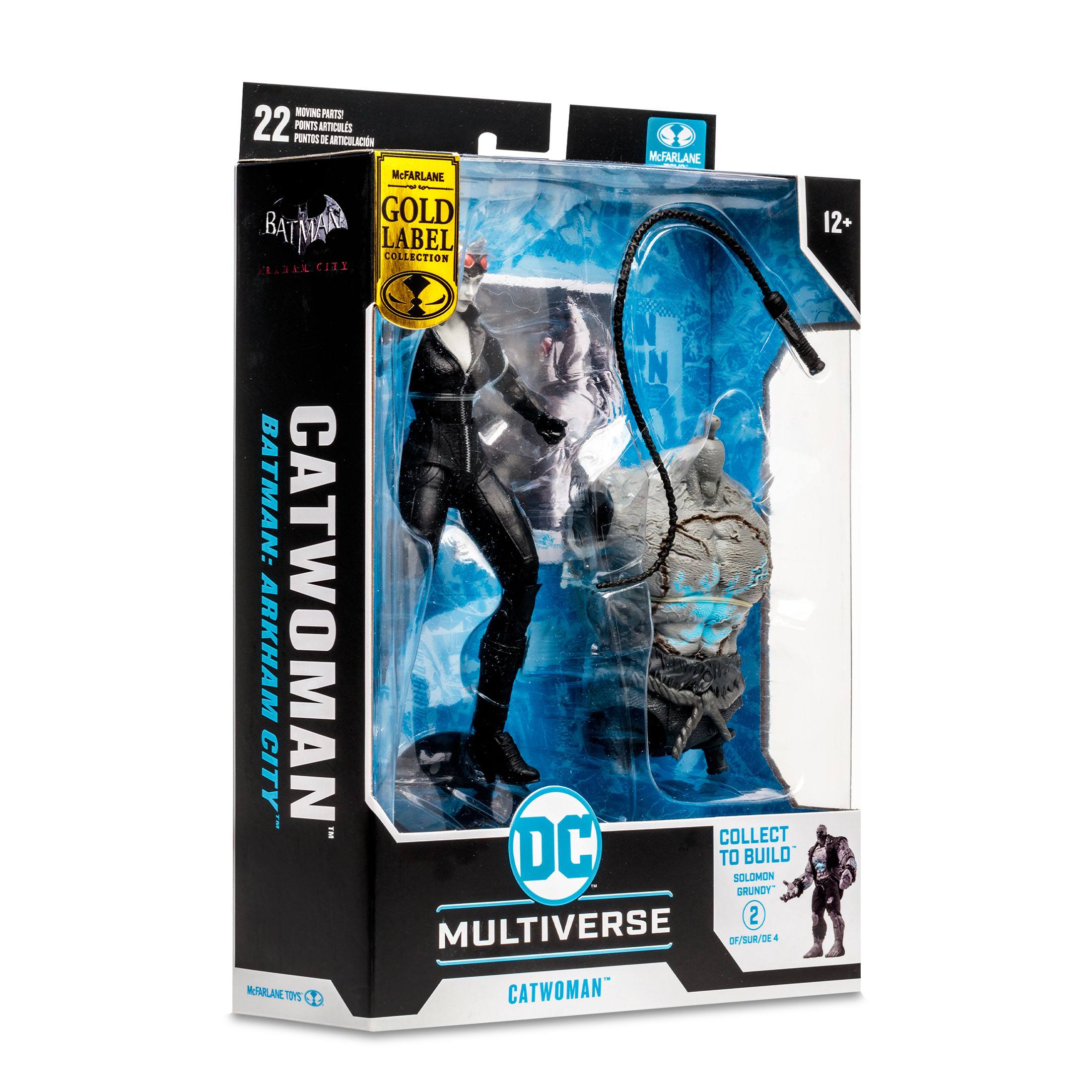 DC Multiverse: Batman Arkham City - 4 Figuren + Solomon Grundy (B&W Gold Label) BAF-Set-Actionfiguren-McFarlane Toys-Mighty Underground
