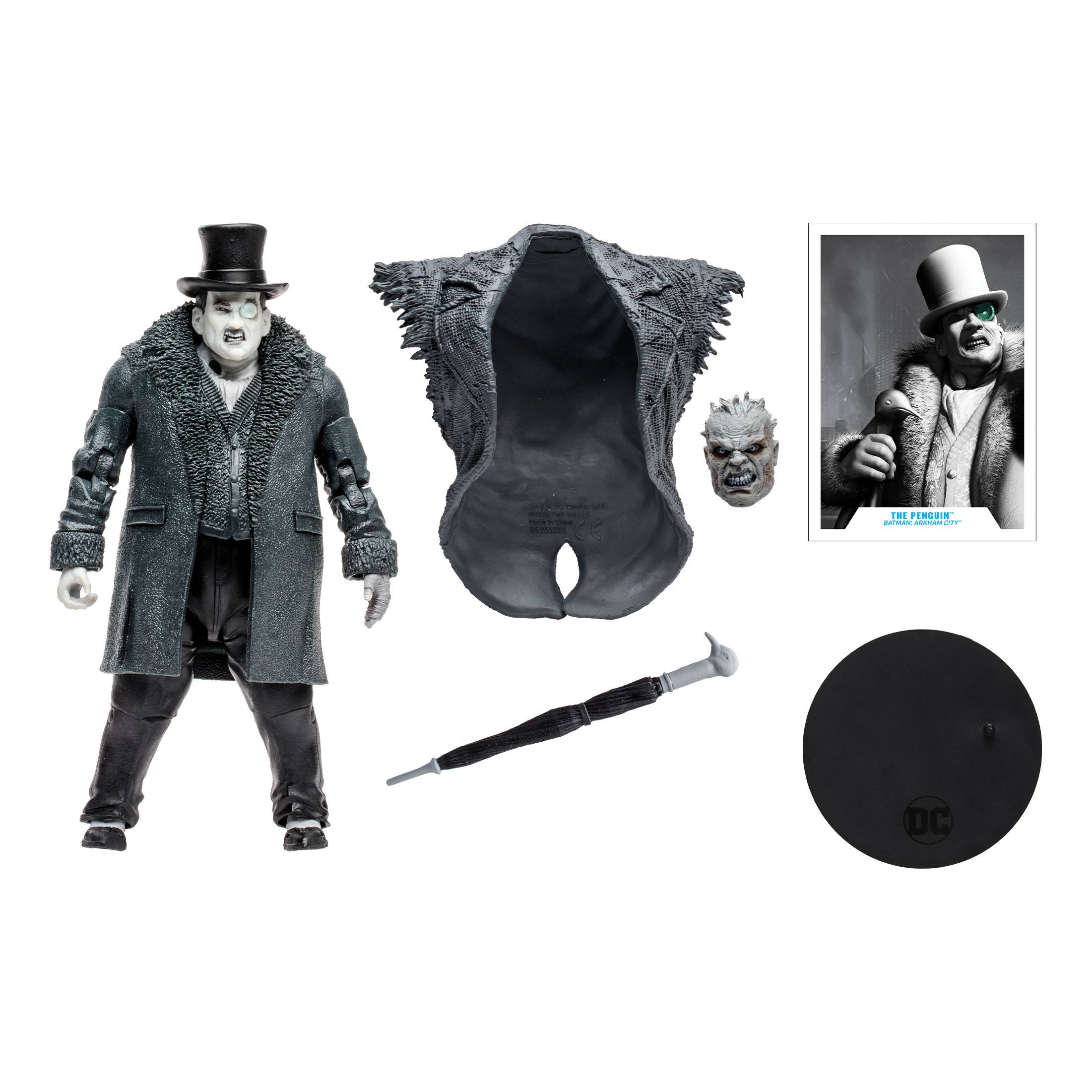 DC Multiverse: Batman Arkham City - 4 Figuren + Solomon Grundy (B&W Gold Label) BAF-Set-Actionfiguren-McFarlane Toys-Mighty Underground