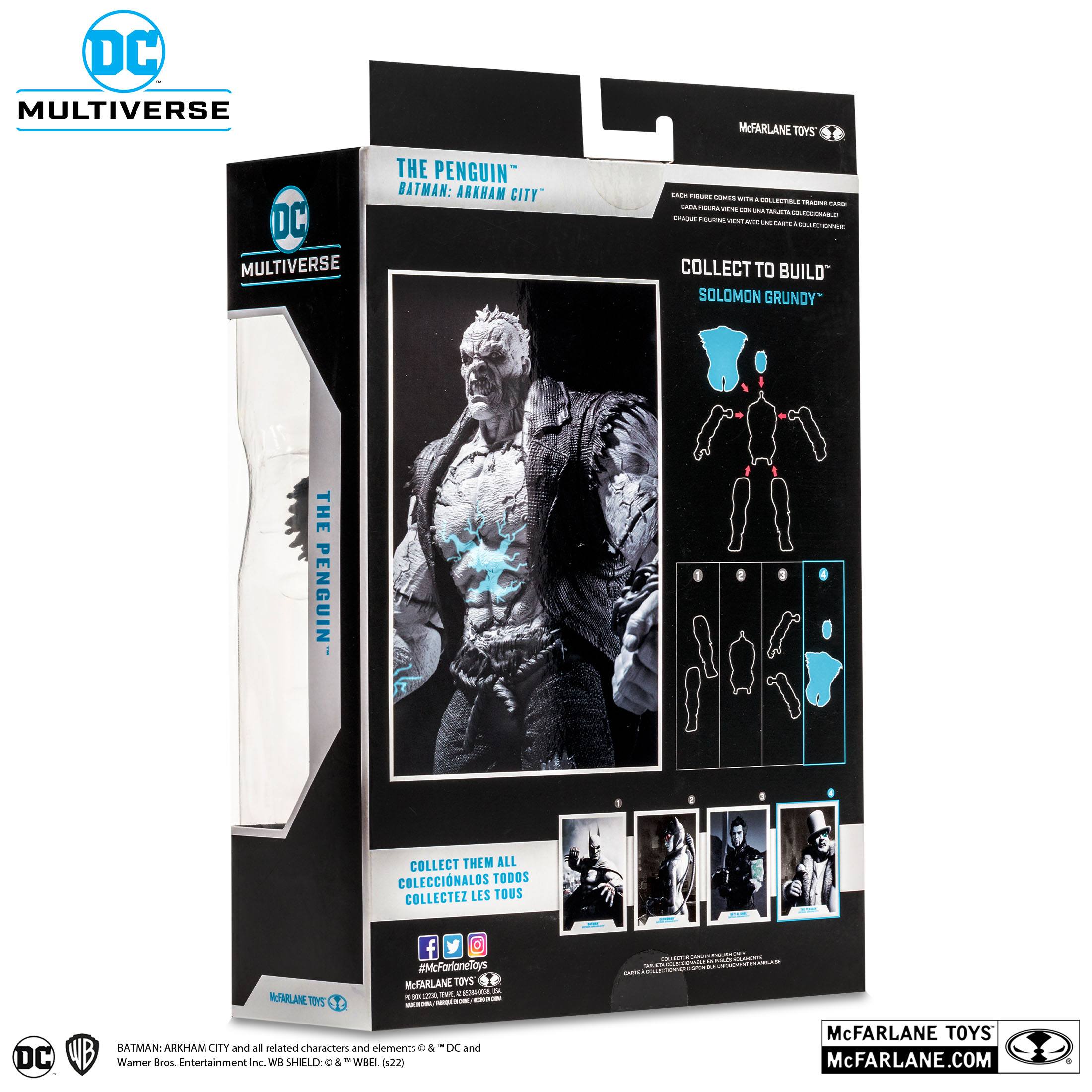 DC Multiverse: Batman Arkham City - 4 Figuren + Solomon Grundy (B&W Gold Label) BAF-Set-Actionfiguren-McFarlane Toys-Mighty Underground