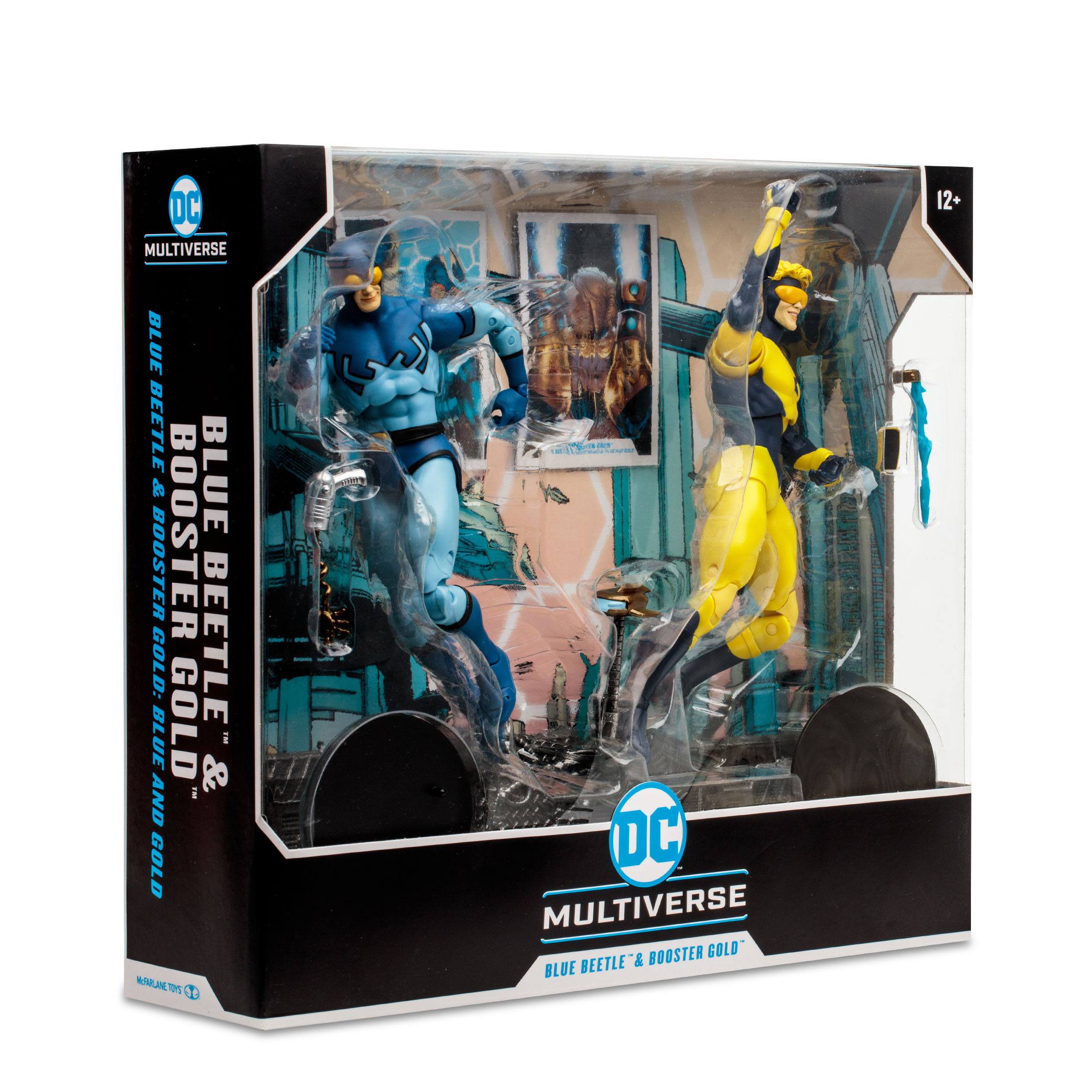 DC Multiverse: Blue Beetle & Booster Gold - 2-Pack-Actionfiguren-McFarlane Toys-Mighty Underground