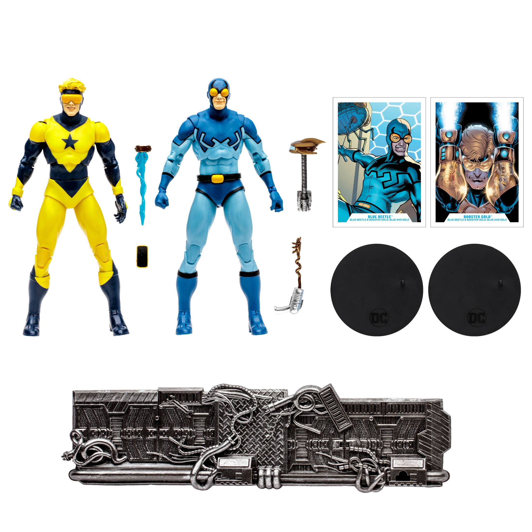 DC Multiverse: Blue Beetle & Booster Gold - 2-Pack-Actionfiguren-McFarlane Toys-Mighty Underground
