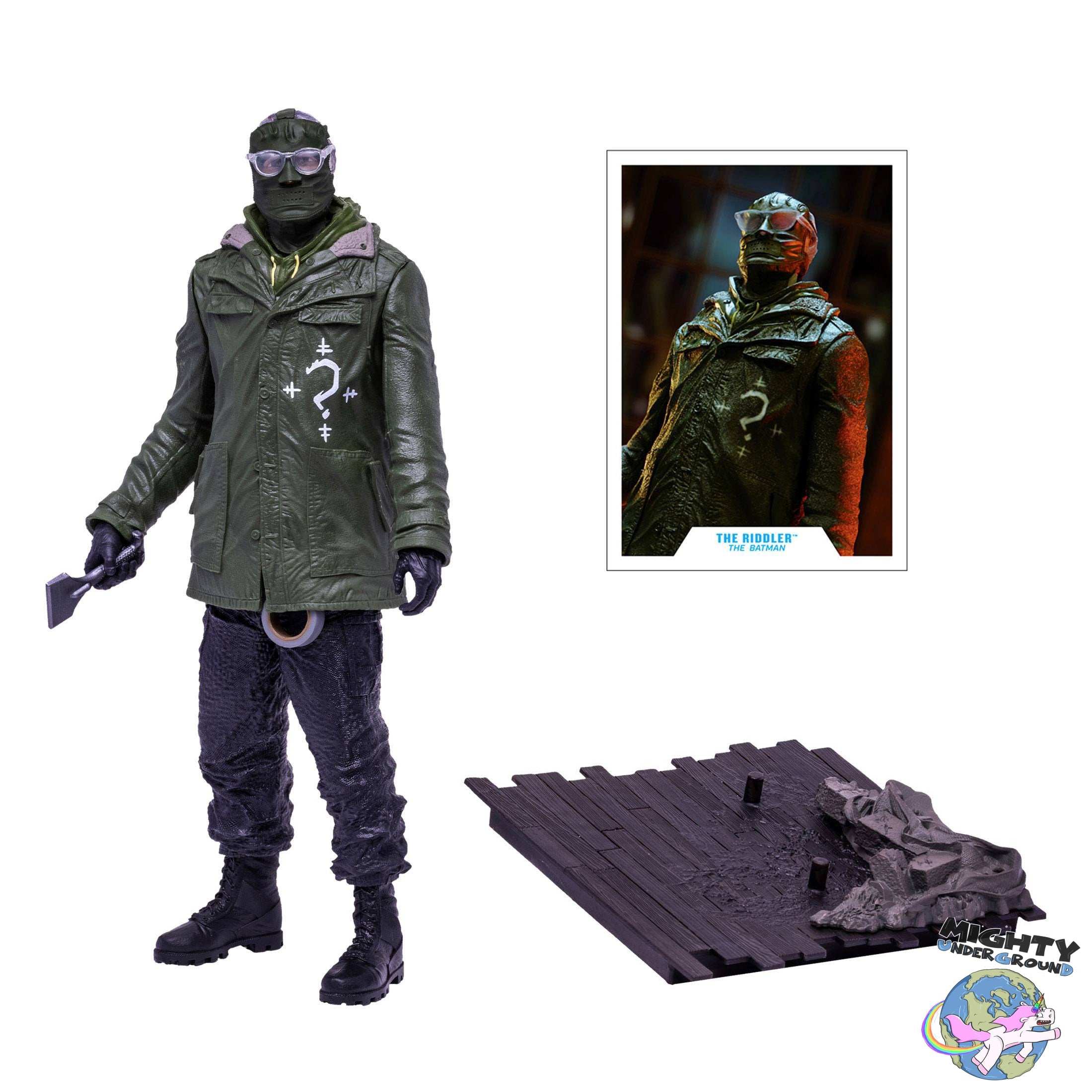 DC Multiverse: Riddler (The Batman Movie) - 30 cm Statue-Statue-McFarlane Toys-Mighty Underground