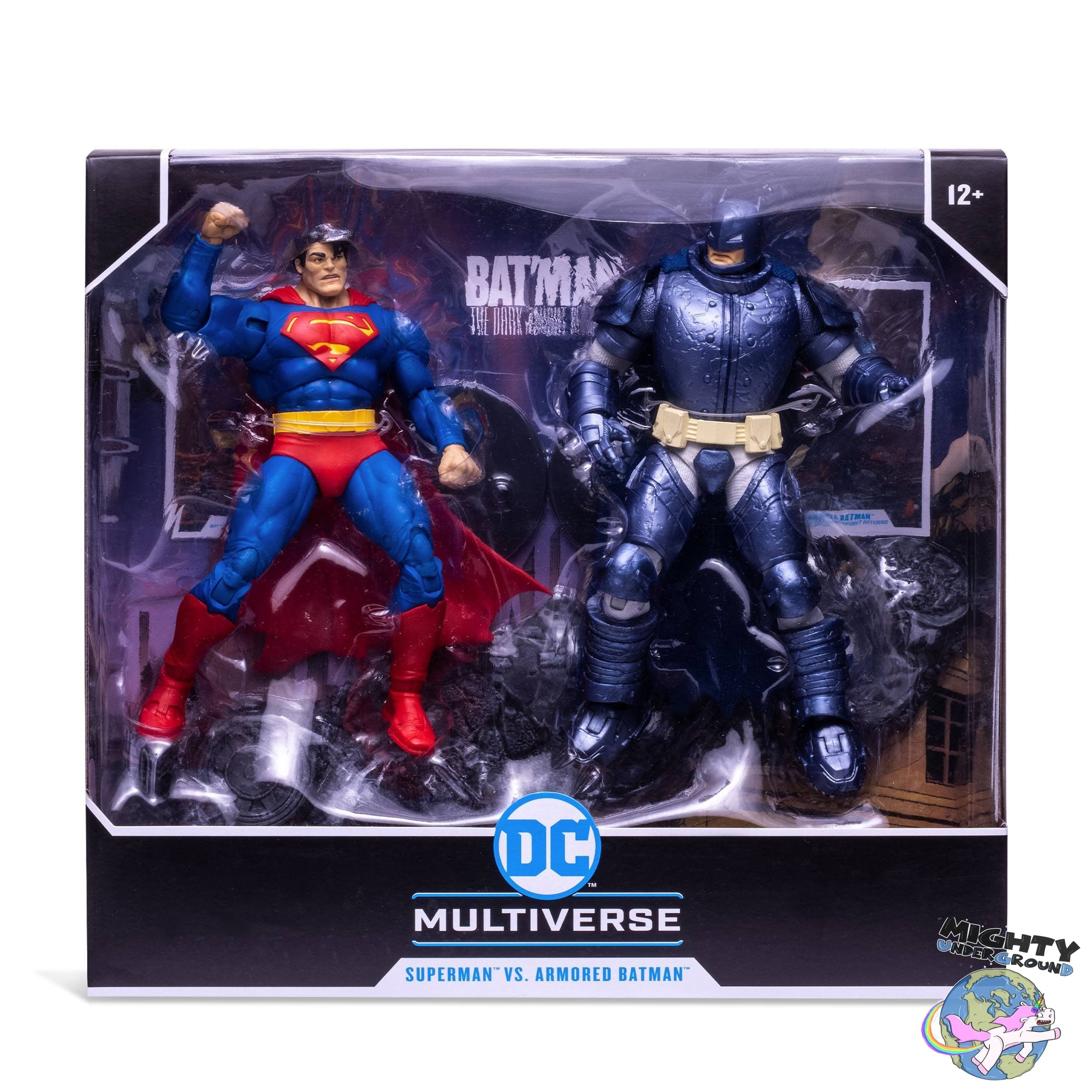DC Multiverse: Superman VS Armored Batman-Actionfiguren-McFarlane Toys-Mighty Underground