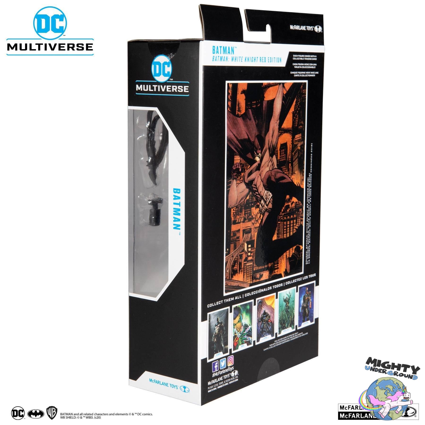 DC Multiverse: White Knight Batman (Red Variant)-Actionfiguren-McFarlane Toys-Mighty Underground