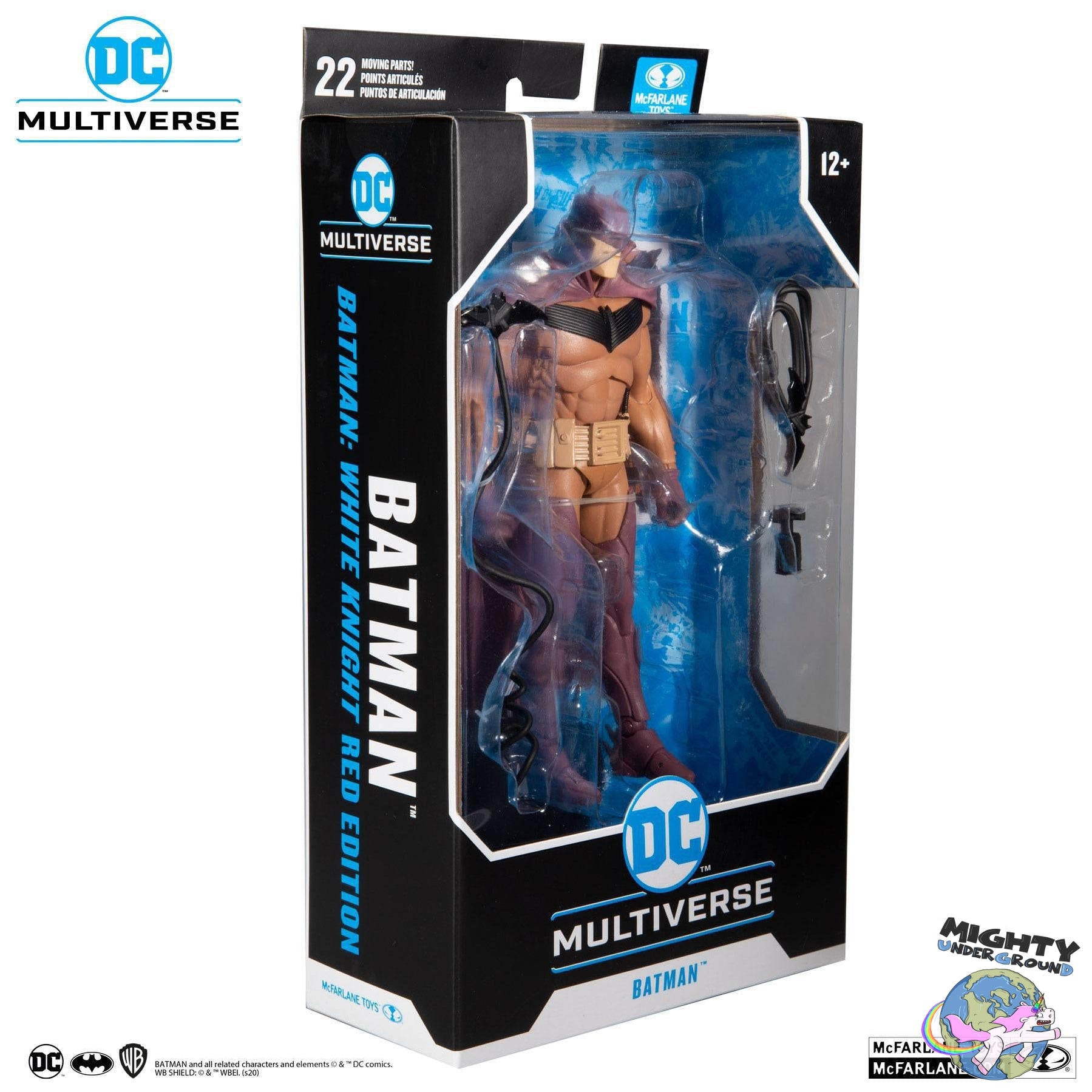 DC Multiverse: White Knight Batman (Red Variant)-Actionfiguren-McFarlane Toys-Mighty Underground