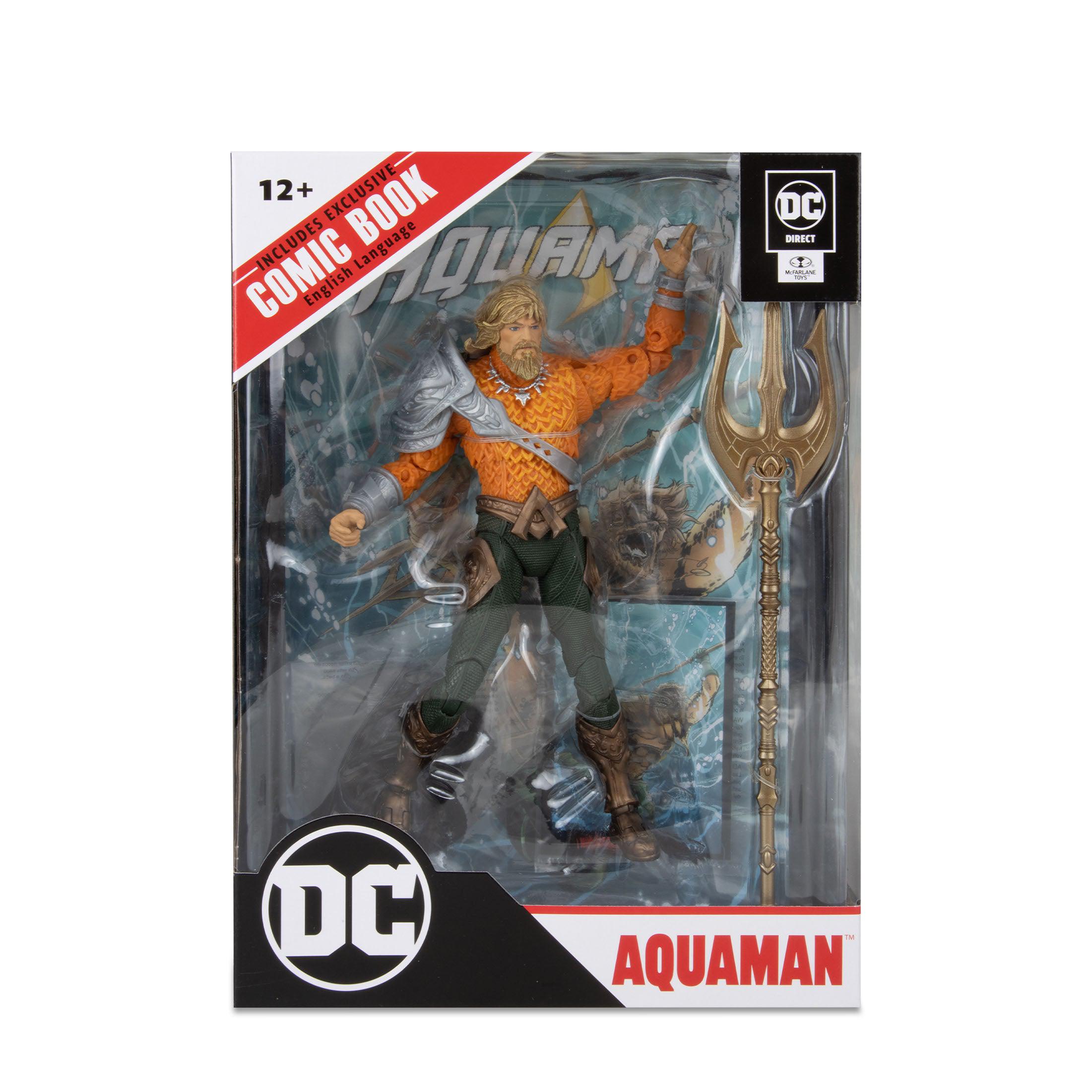 DC Page Punchers: Aquaman - Actionfigur & Comic - 7 inch-Actionfiguren-McFarlane Toys-Mighty Underground